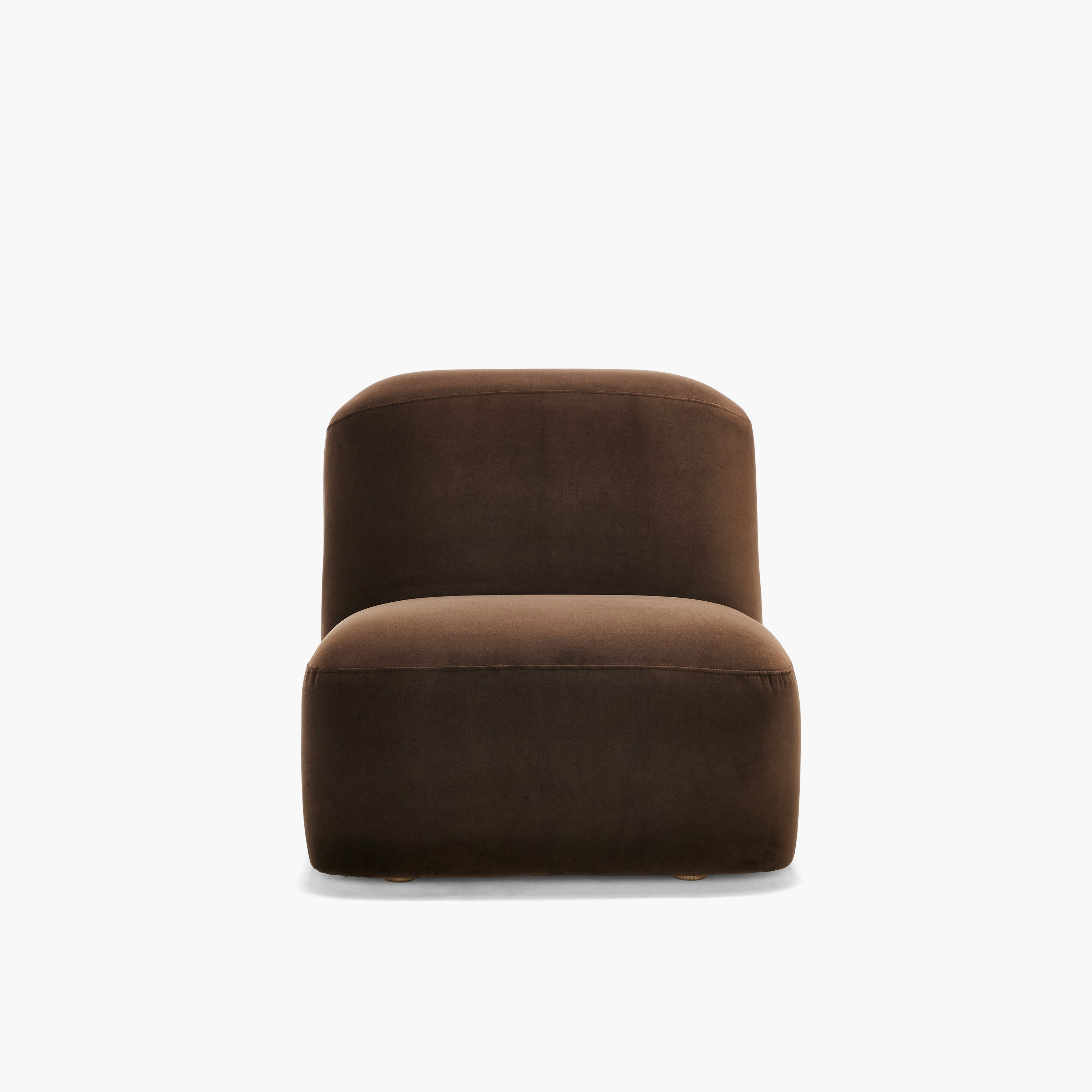 Muse Armless Single Seater, Velvet Piccolo