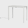 Spout S2S Table - 24" x 48"",  Laminate Studio White,  Studio White,  Without Cable Tray,  With Storage Drawer,  Standard Height"