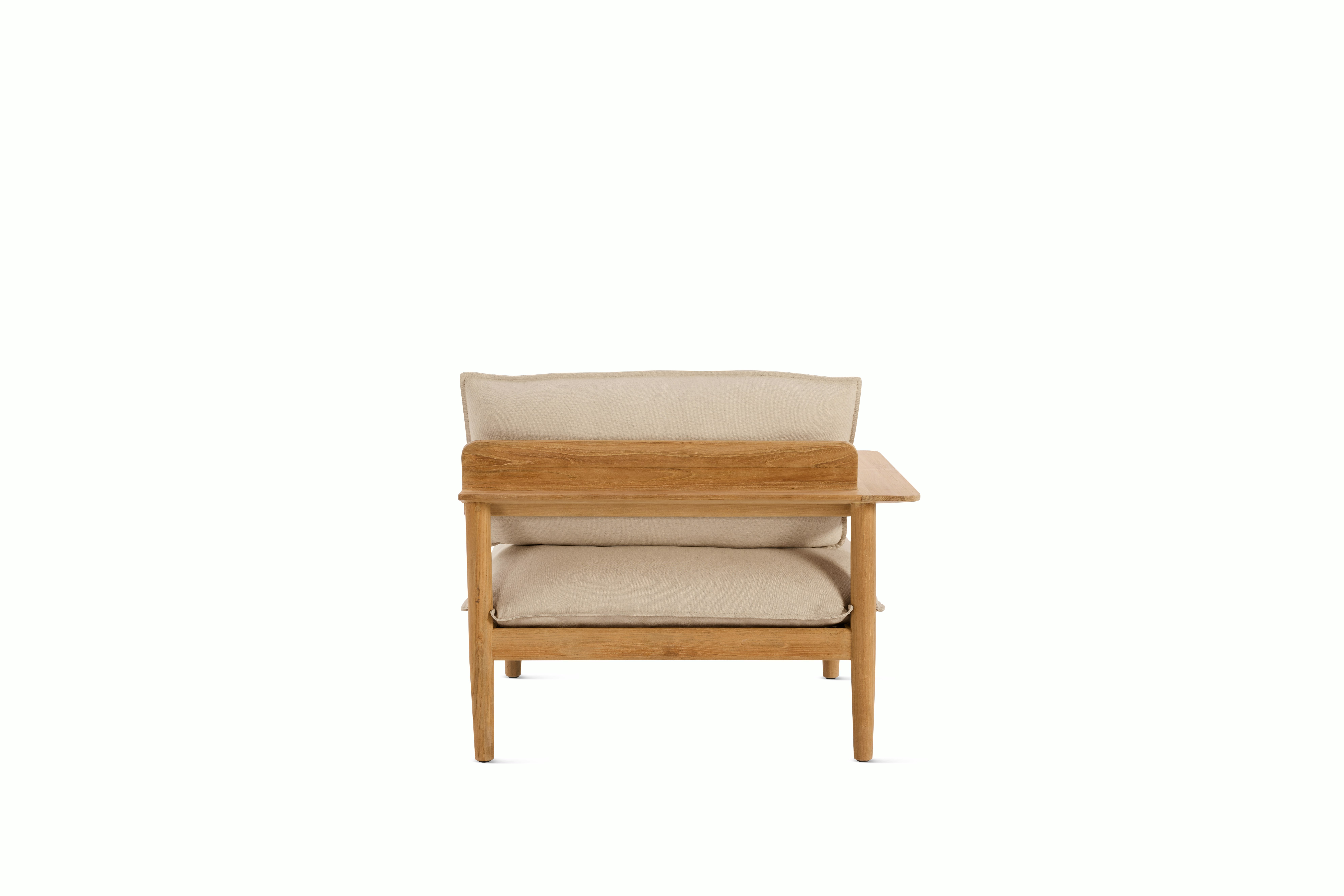 Terassi One Arm Single Seat Module - Left Arm,  Heritage,  Papyrus, FSC Certified