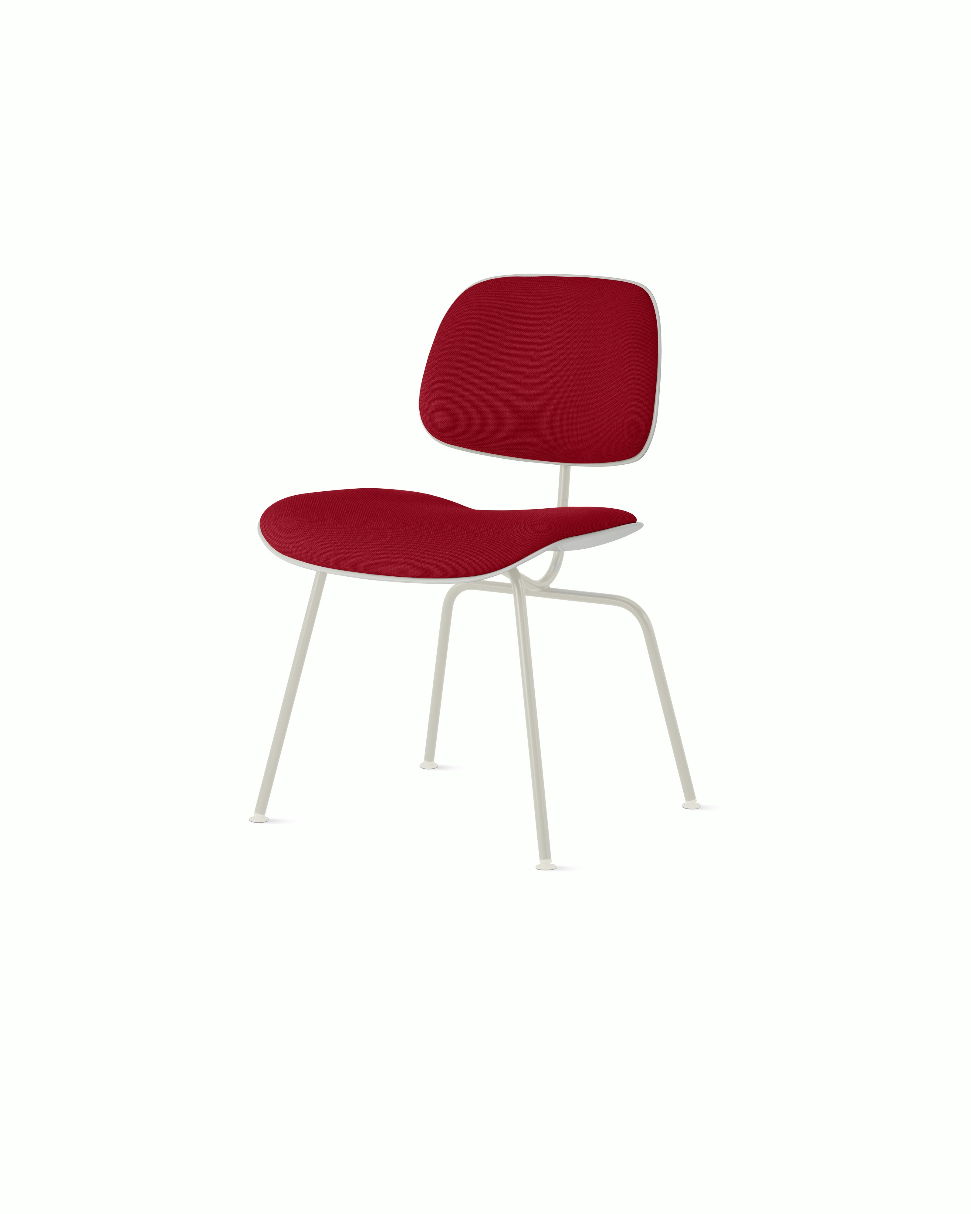 Eames Molded Plastic Dining Chair (EC-127), Upholstered