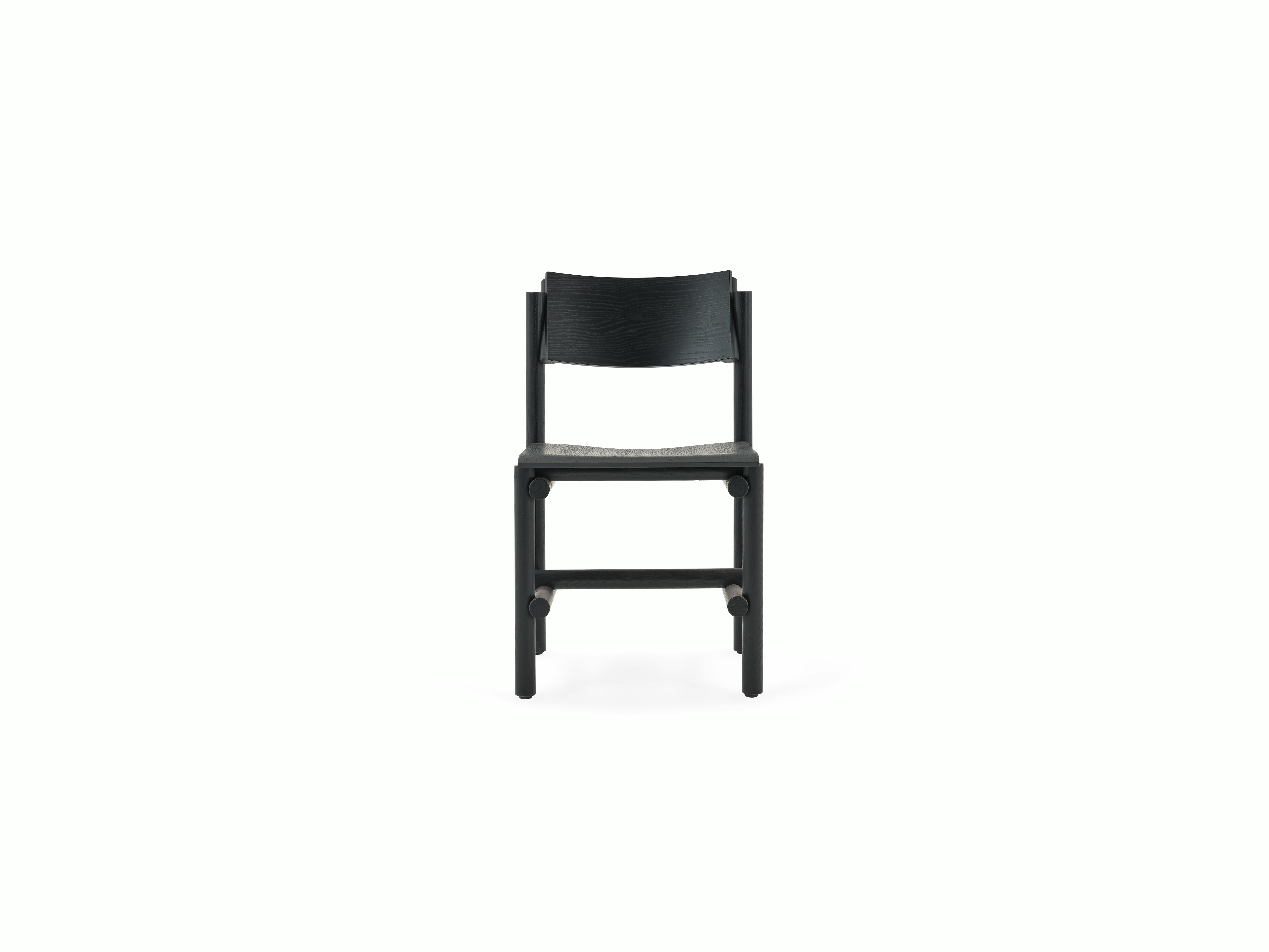Muecke Side Chair - ebonized