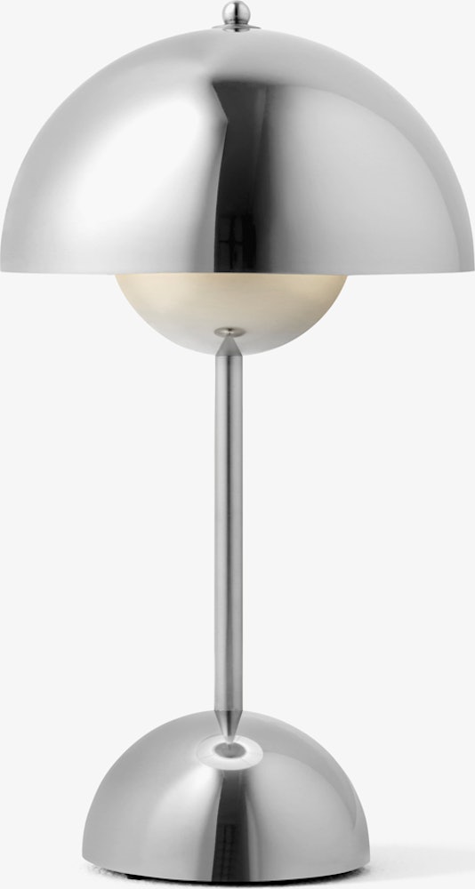 VP9 Flowerpot Portable Lamp - Chrome Plated