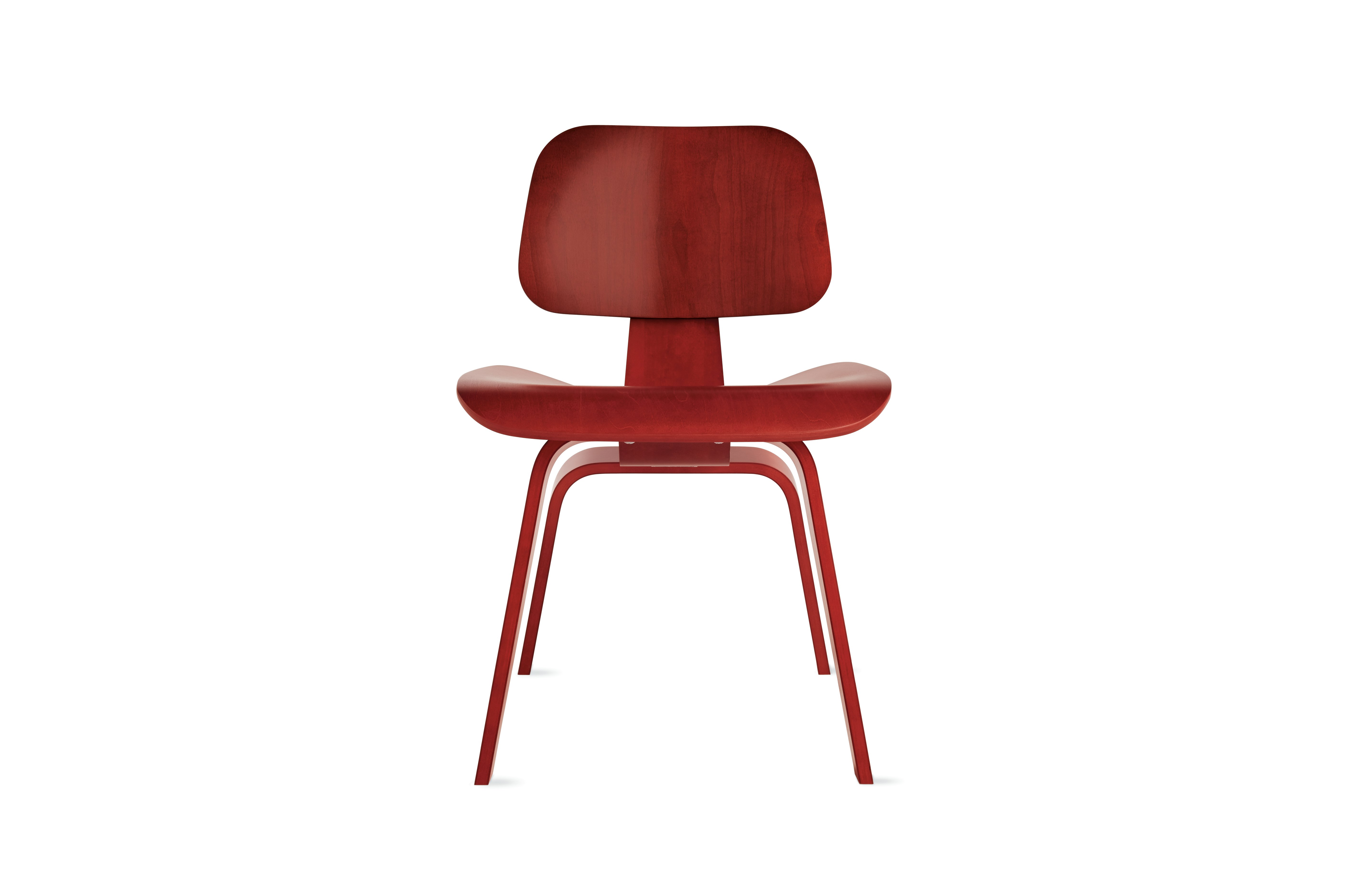 Eames Molded Plywood Dining Chair Wood Base (DCW), Non Upholstered