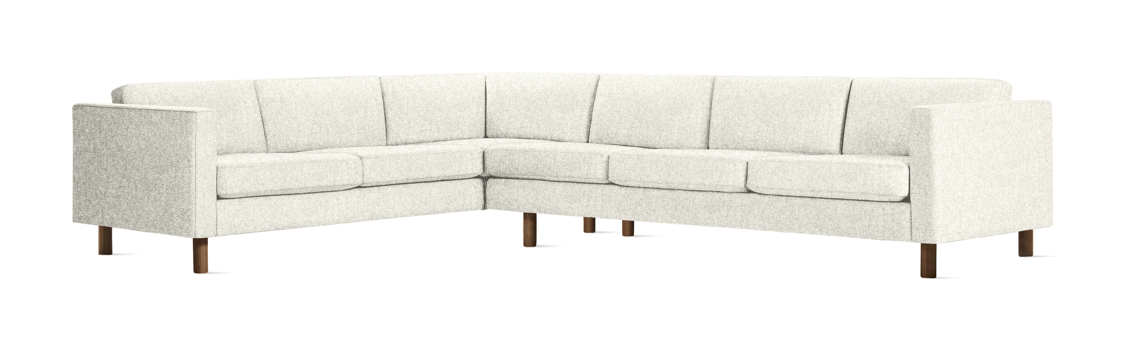 Lispenard Corner Sectional -  H, Left, Luce, Brioche, Walnut