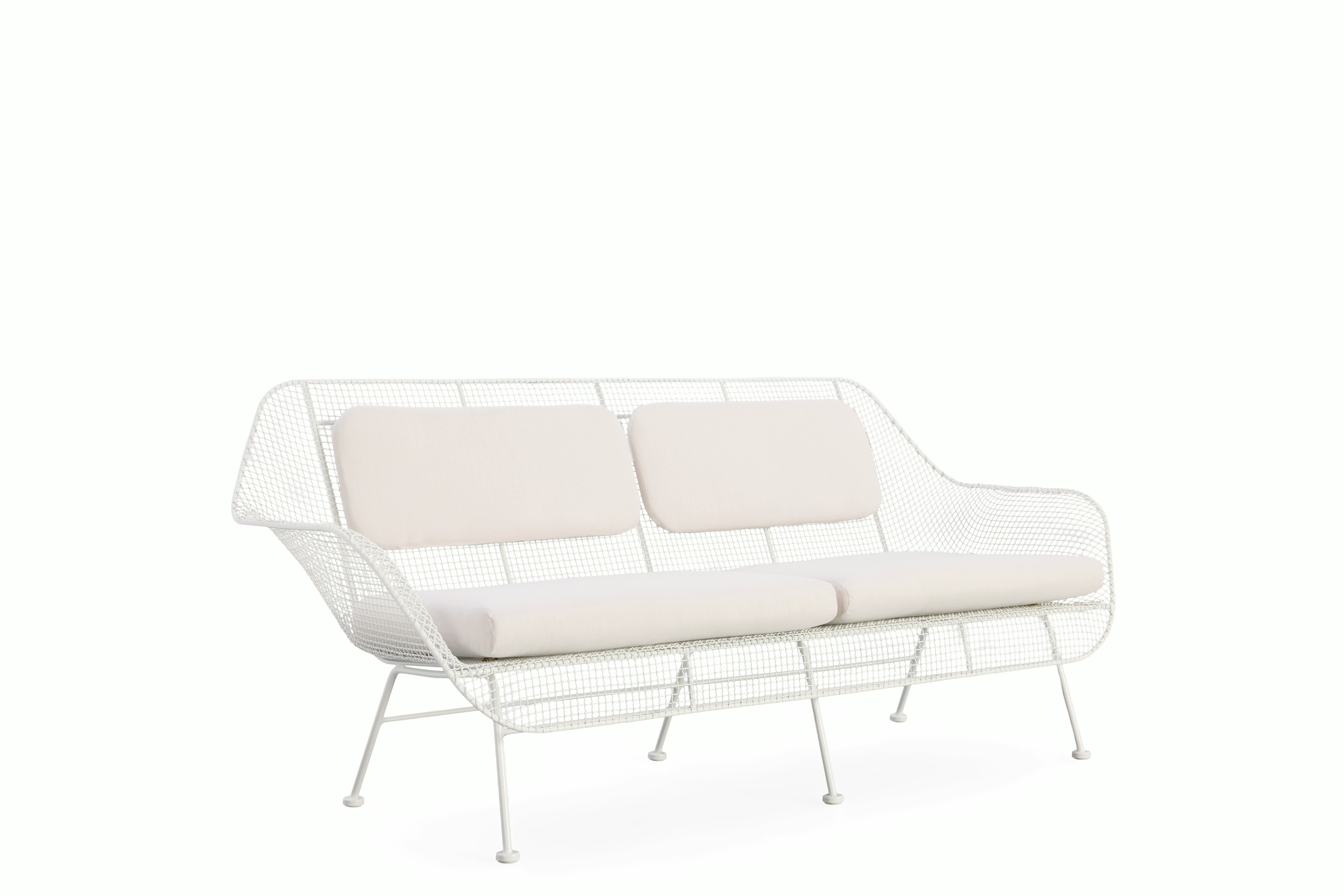 Sculptura Sofa - white, pumice