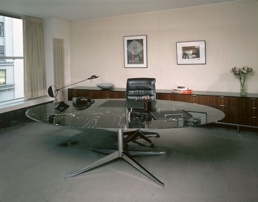 Florence Knoll Table Desk and Credenza