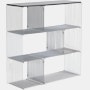 Panton Wire Shelving - Low, Black Marble