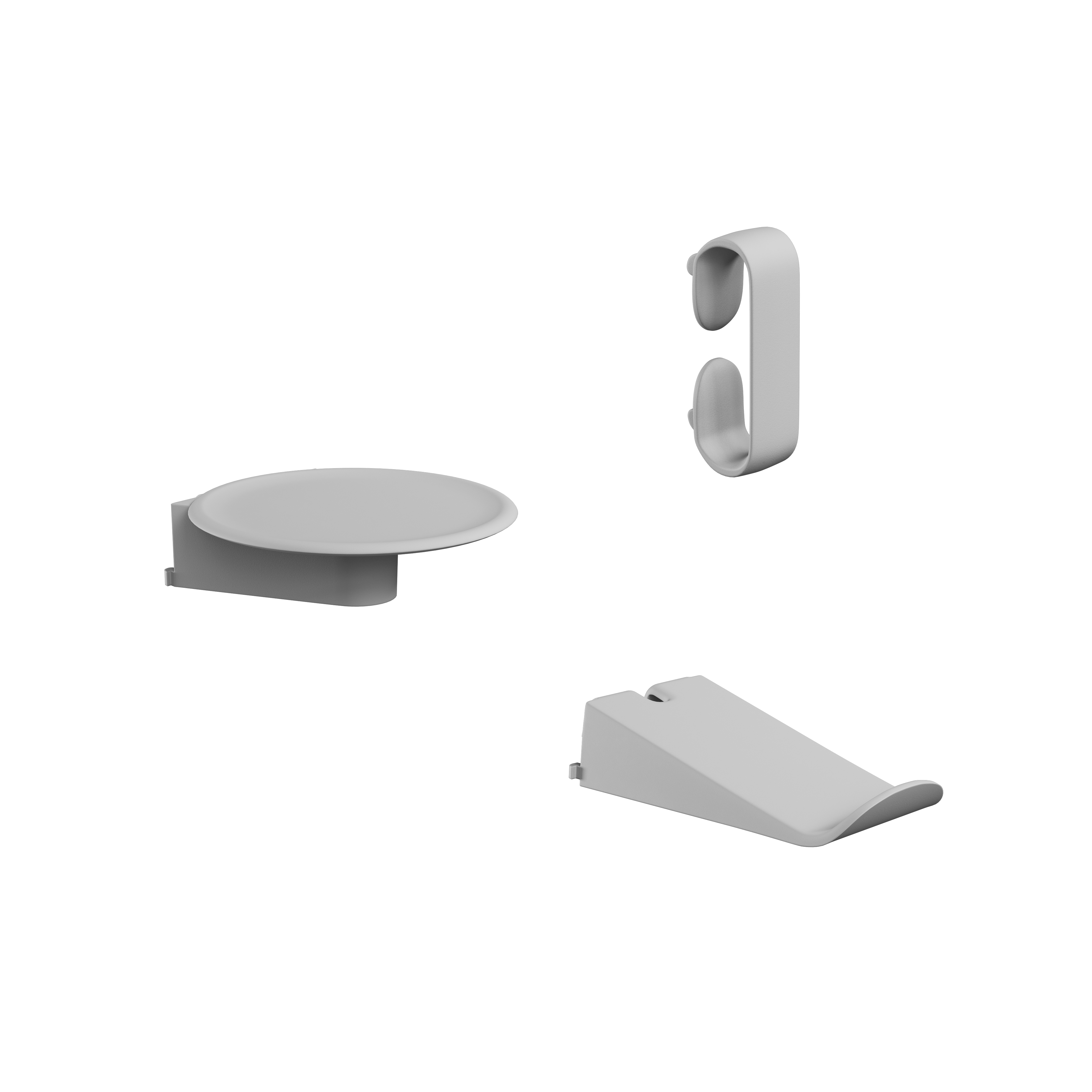 Coyl Gaming Desk accessories in white