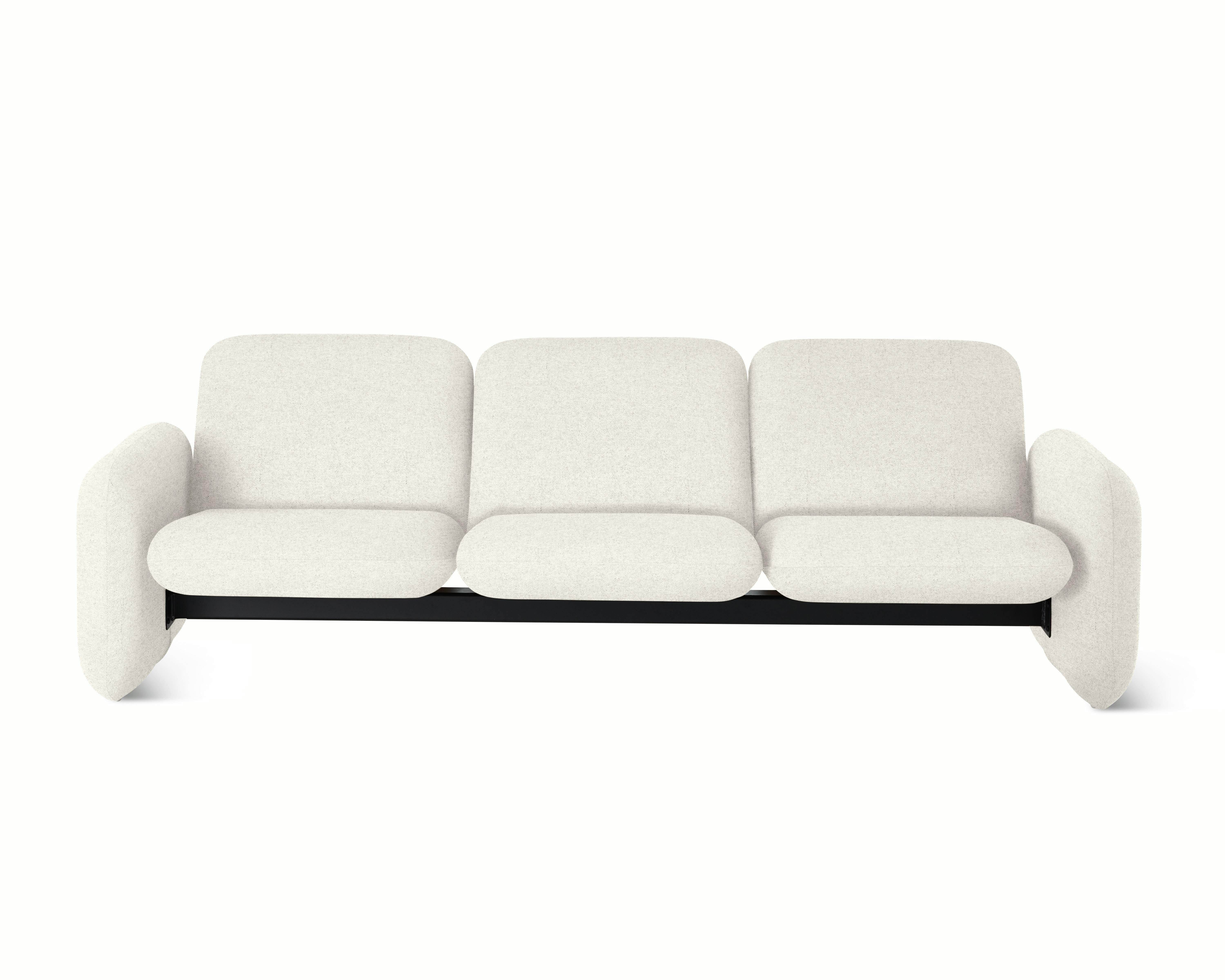 Wilkes Modular Group Three Seat Sofa - Luce, Brioche