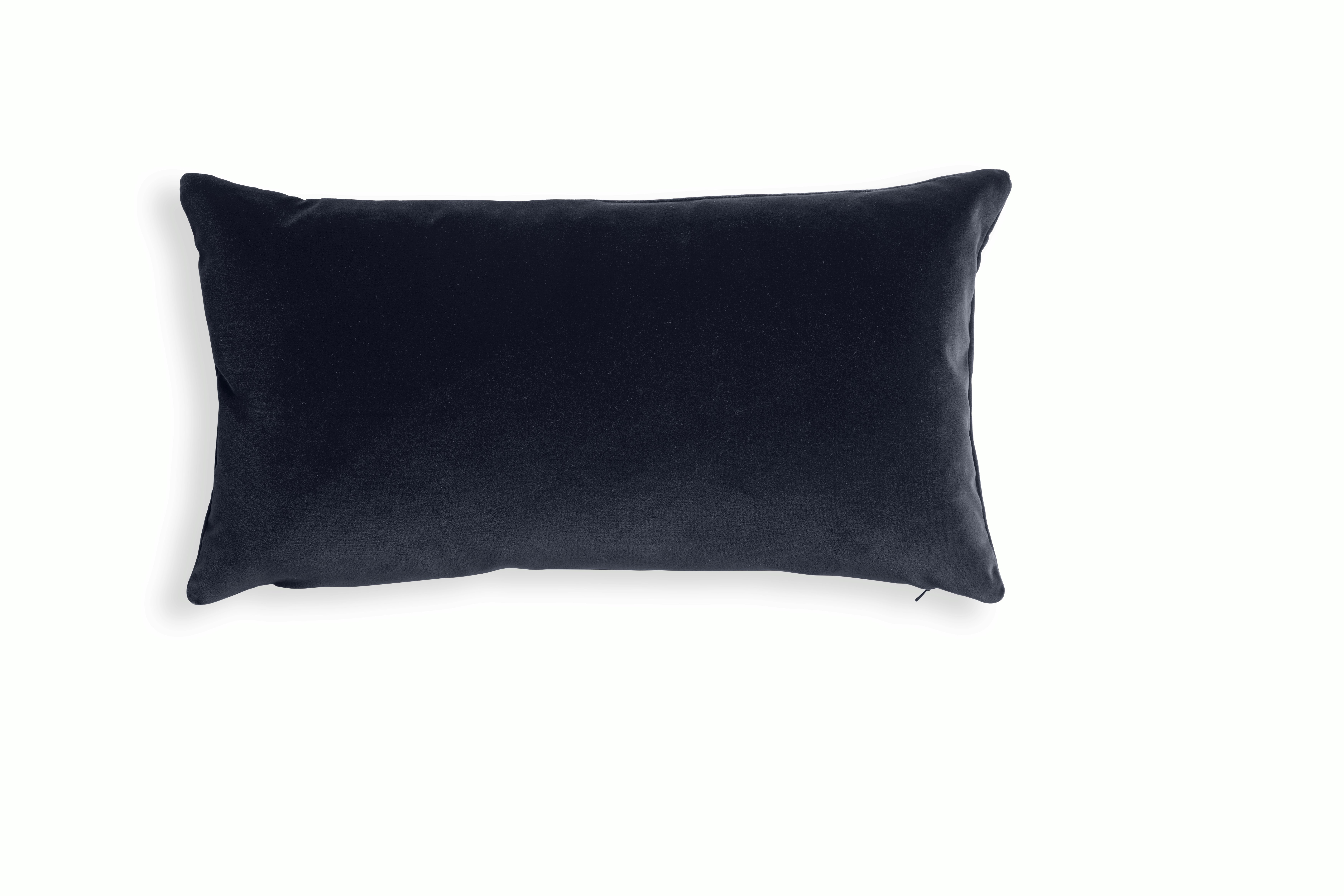 Cotton Velvet Lumbar Throw Pillow