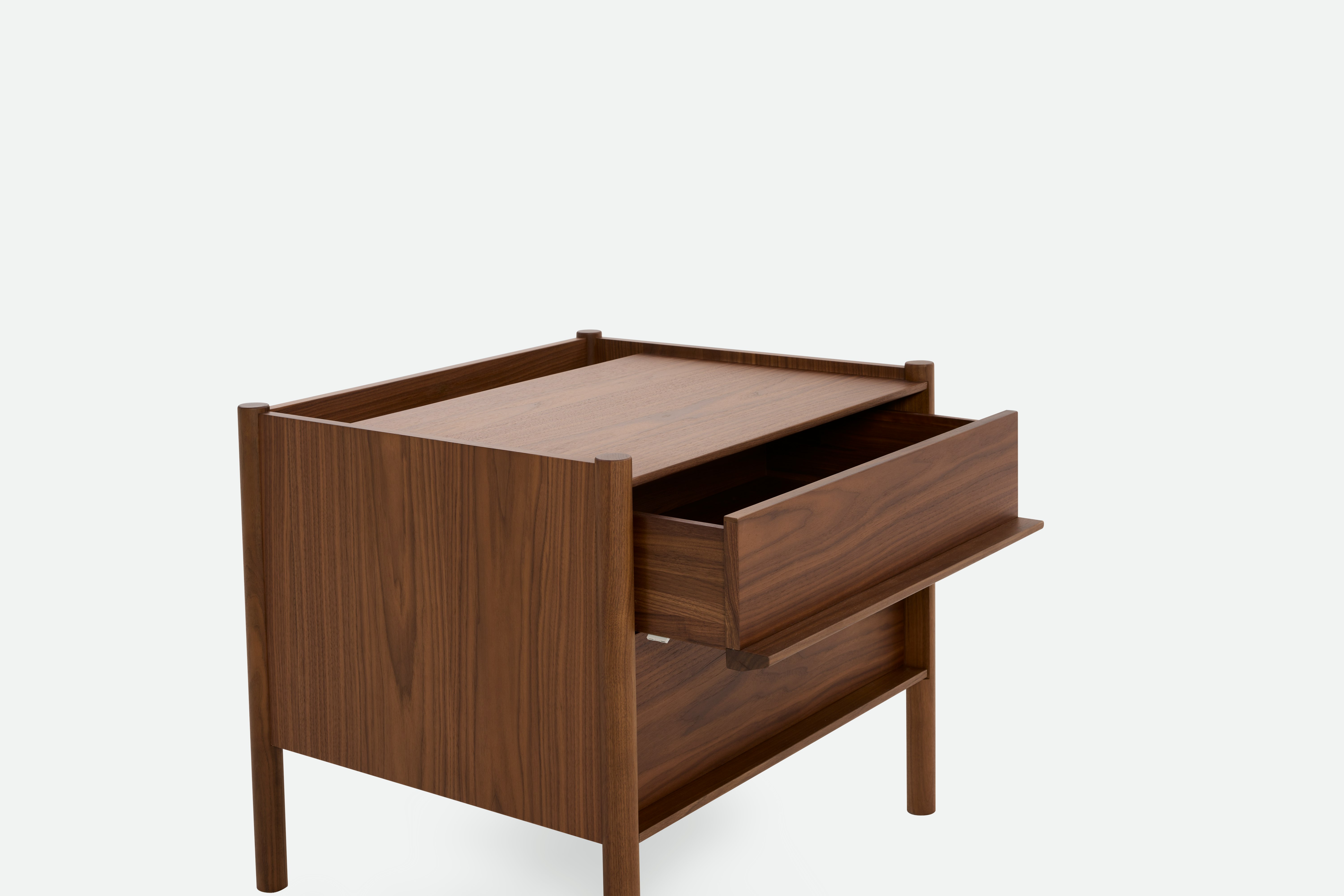 Pala Bedside Table - Walnut