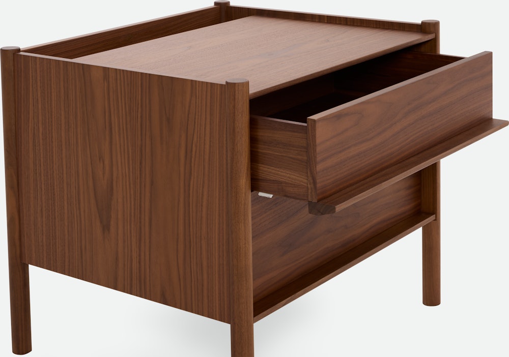 Pala Bedside Table - Walnut