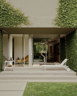 1966 Collection Adjustable Chaise Serving Cart