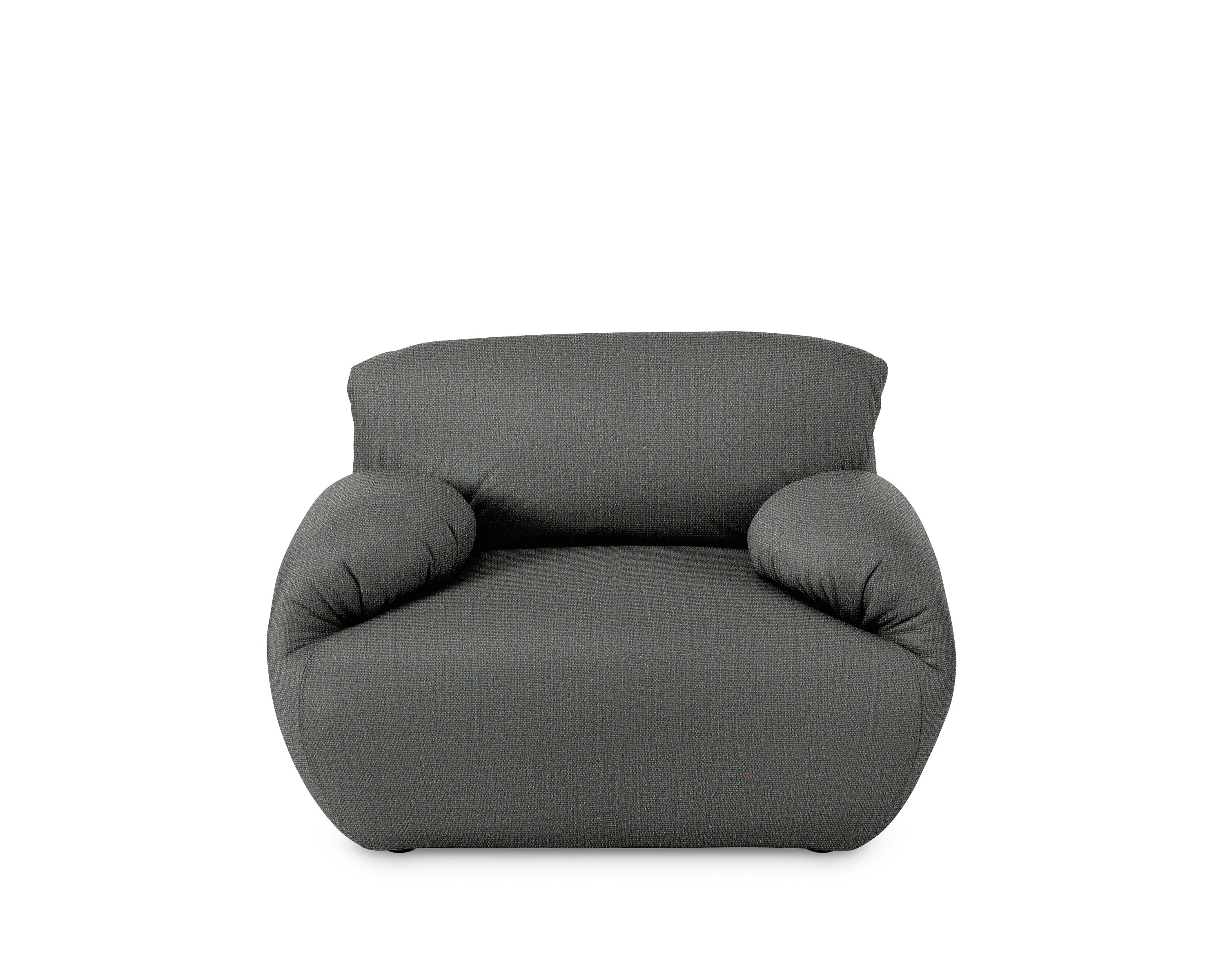 A Luva Modular Armchair in Forward viewed from the front.