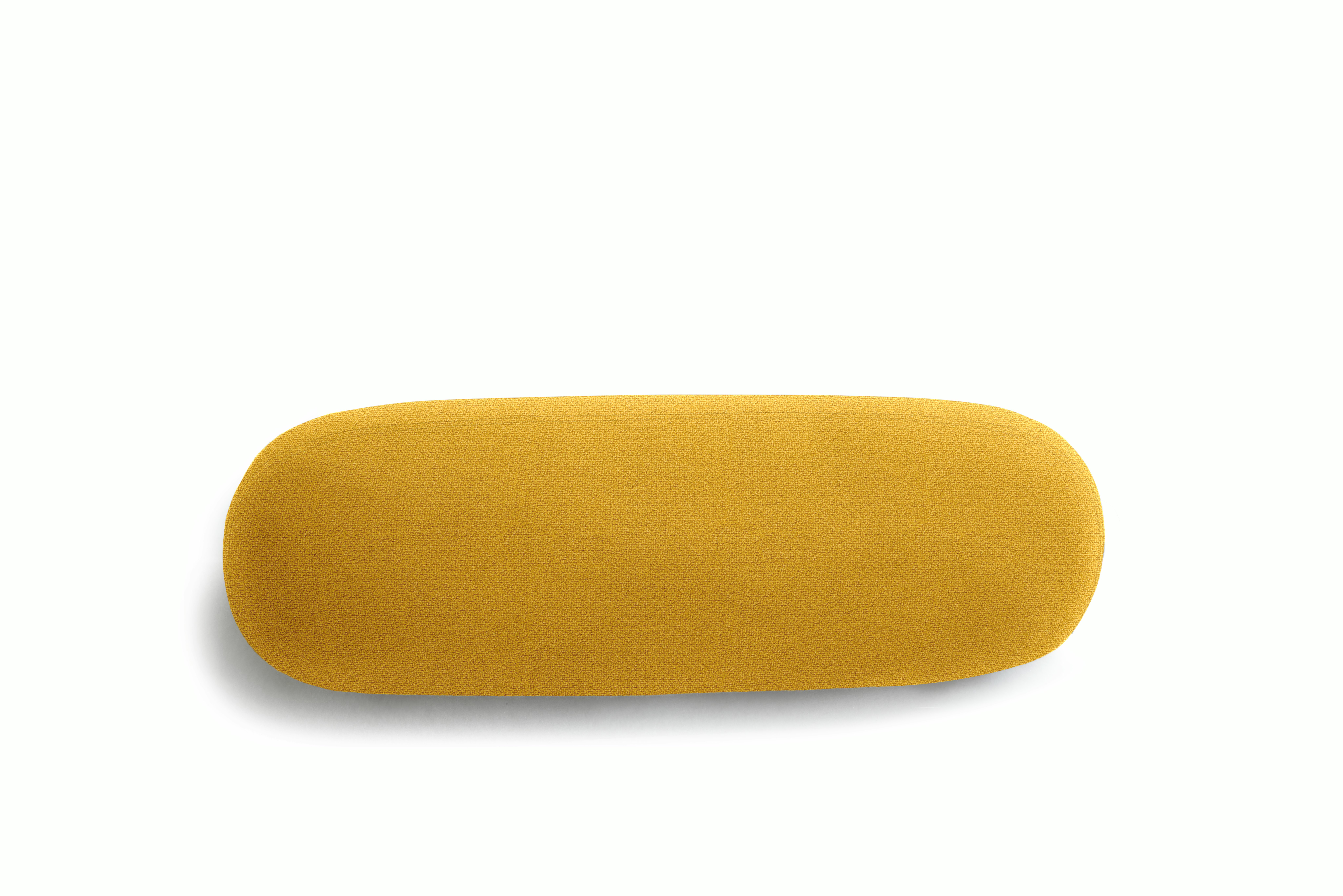 A Biboni Lumbar Pillow in nan viewed from an angle.