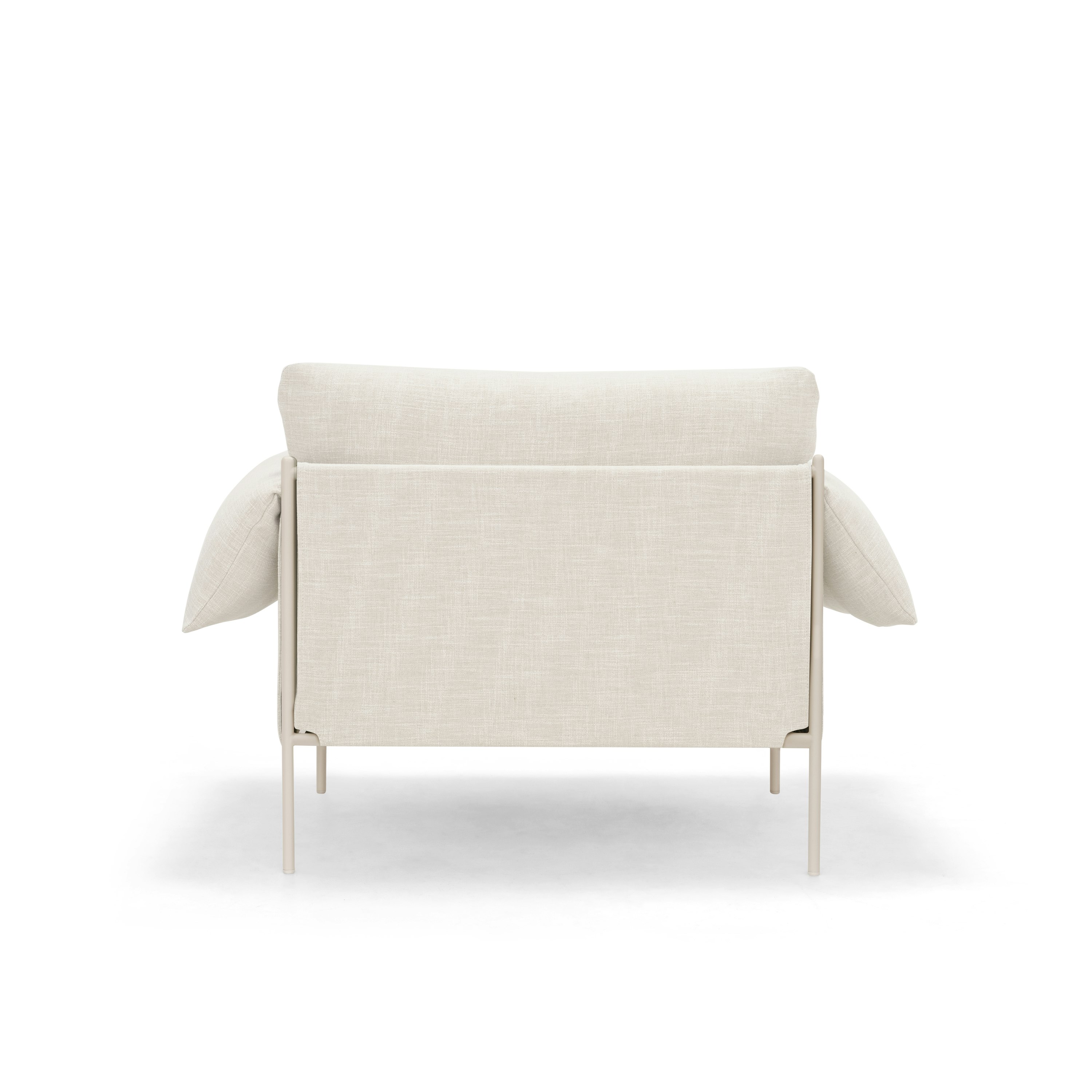 Alva Occasional Chair Nougat Frame Byron Oyster