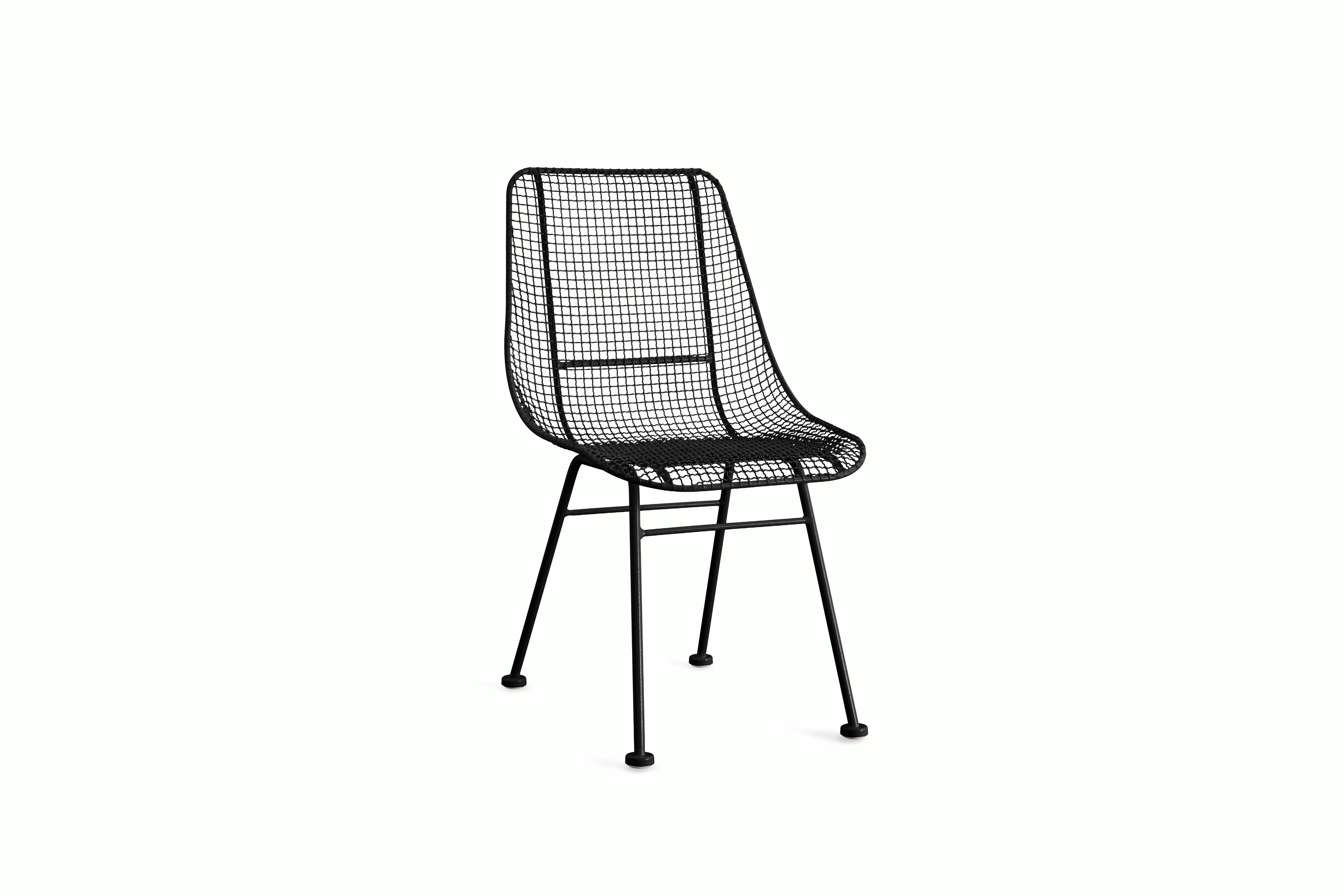 Sculptura Side Chair - black