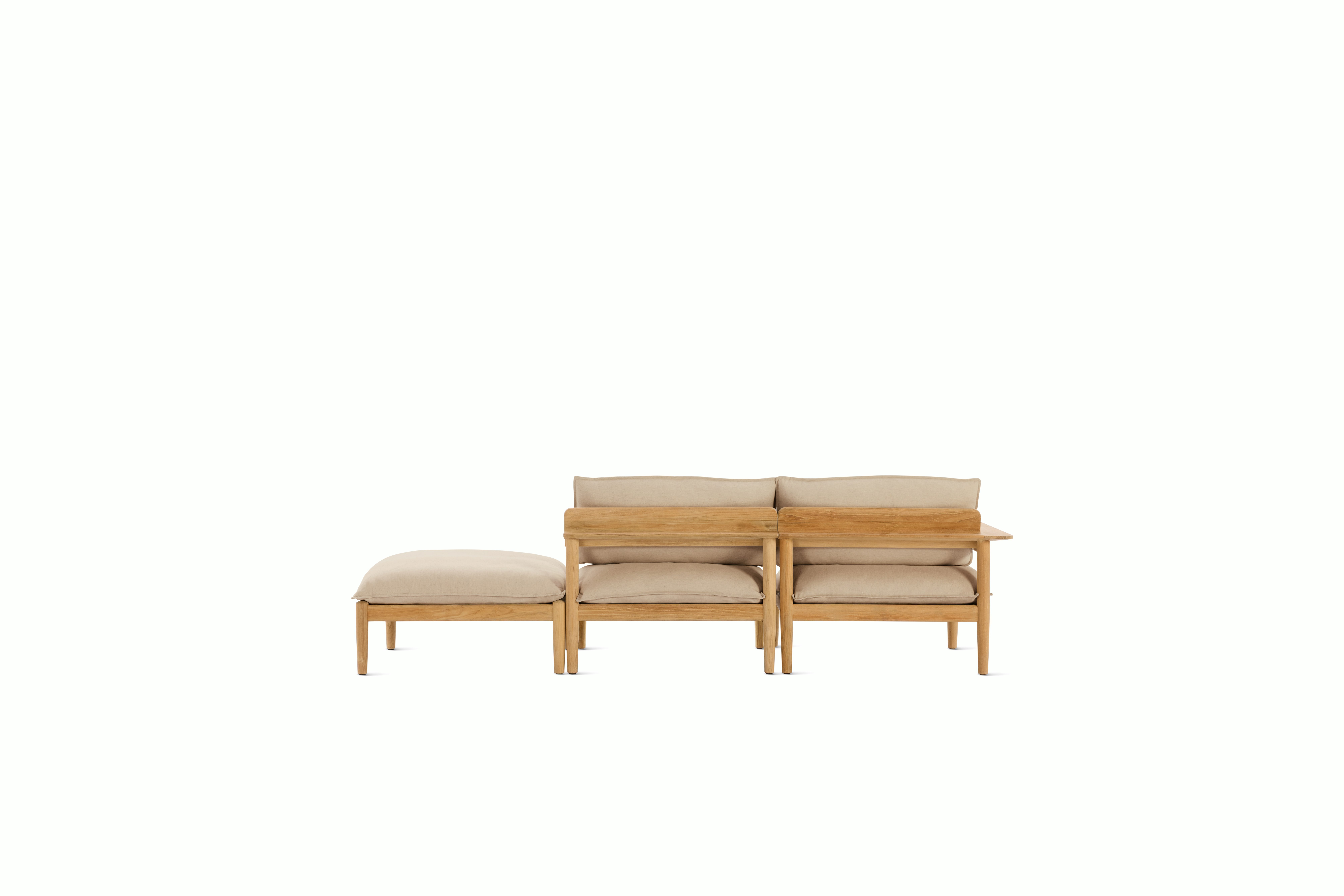 Terassi One Arm Sofa - Left Arm,  Heritage,  Papyrus, FSC Certified
