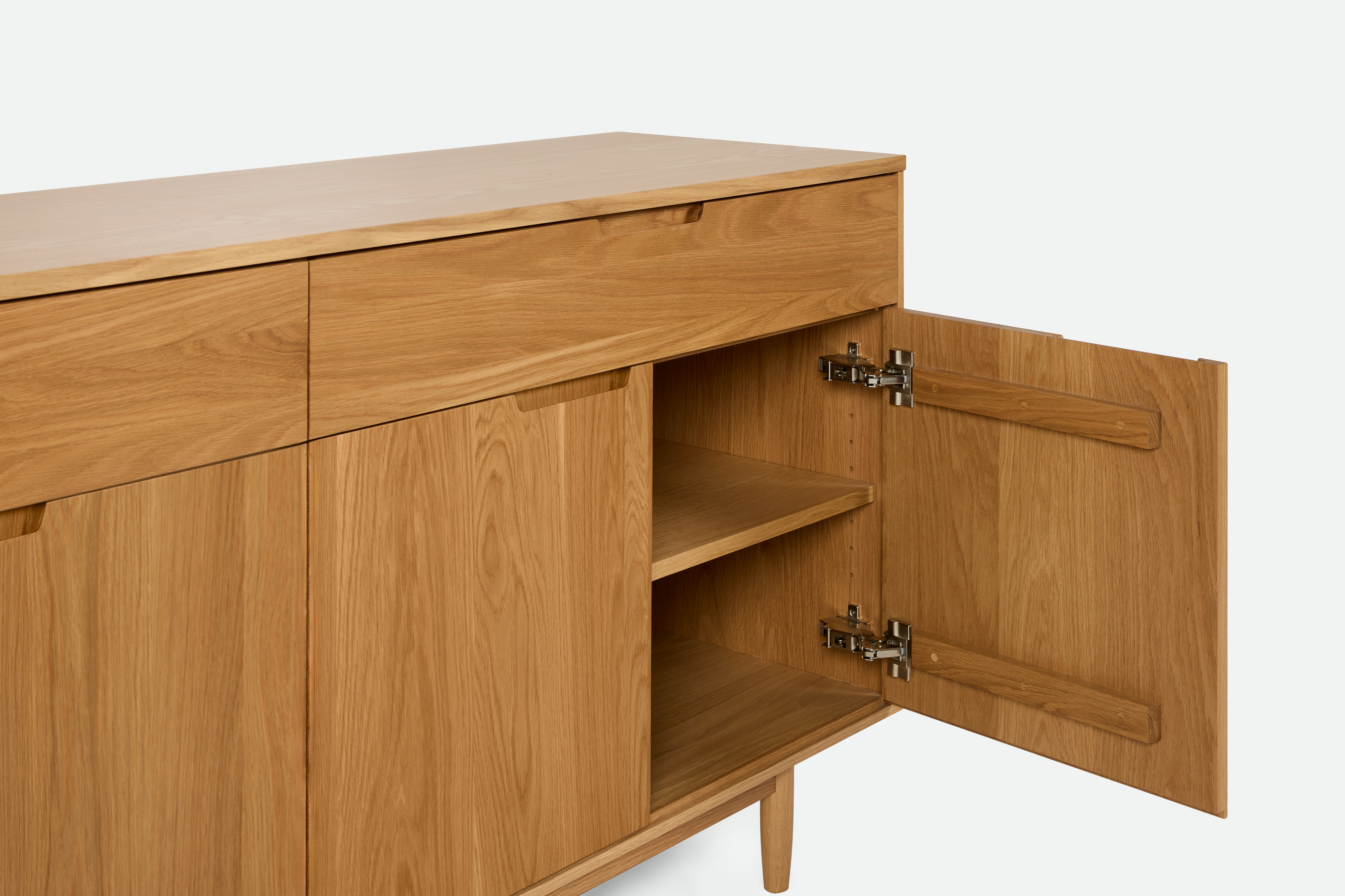 Raleigh Credenza - 72", Oak
