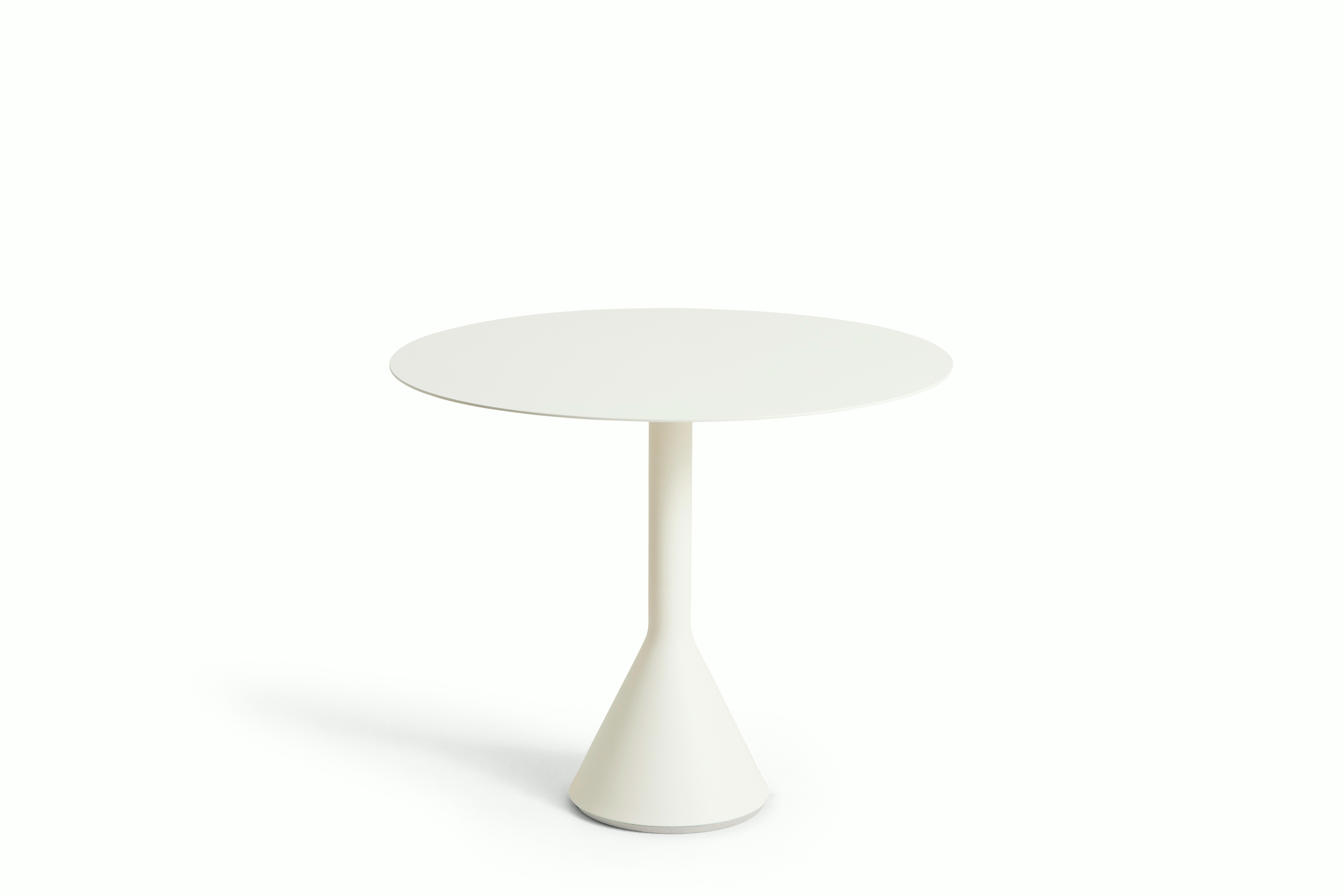Palissade Cone Table - Round, 35.5 White