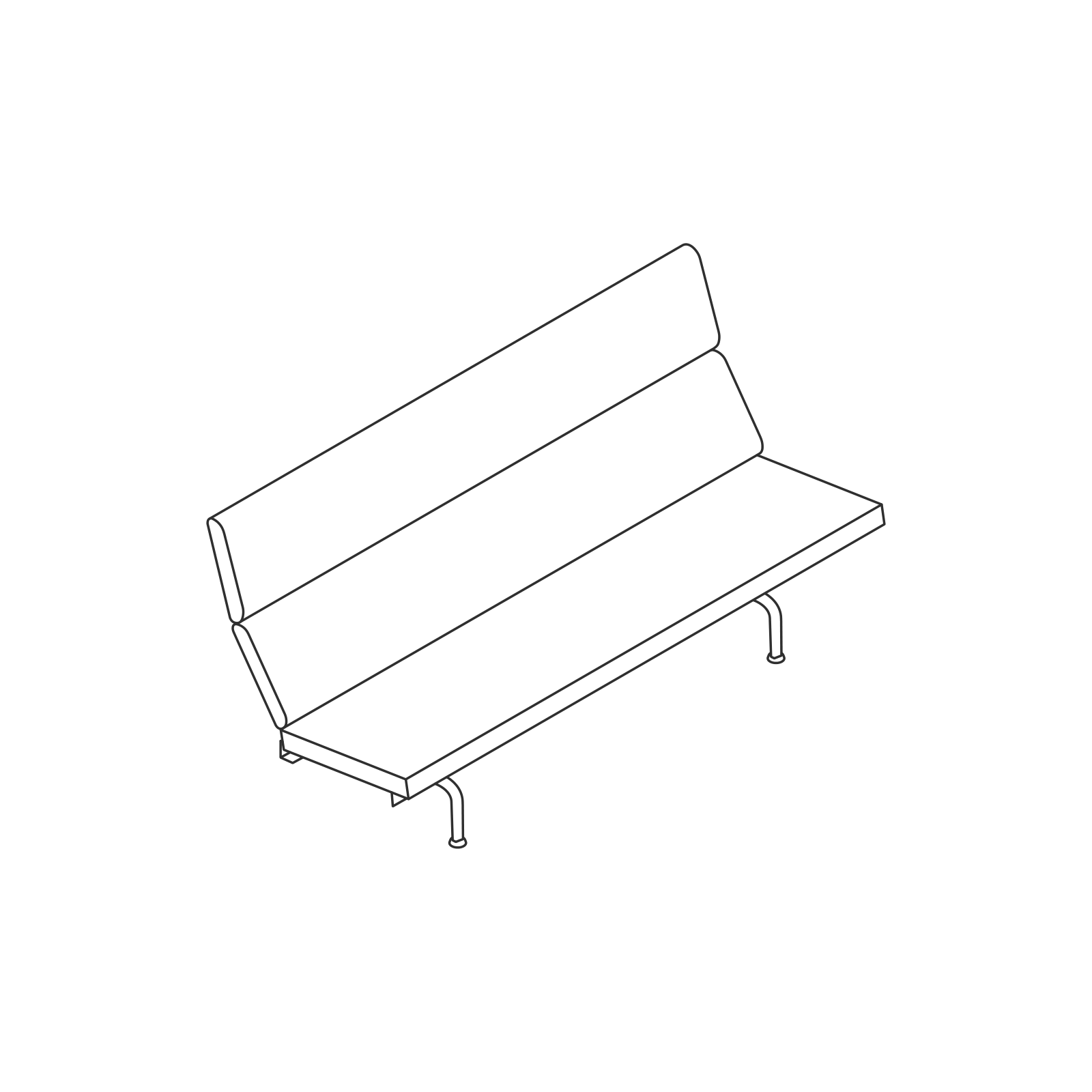 Eames Sofa Compact