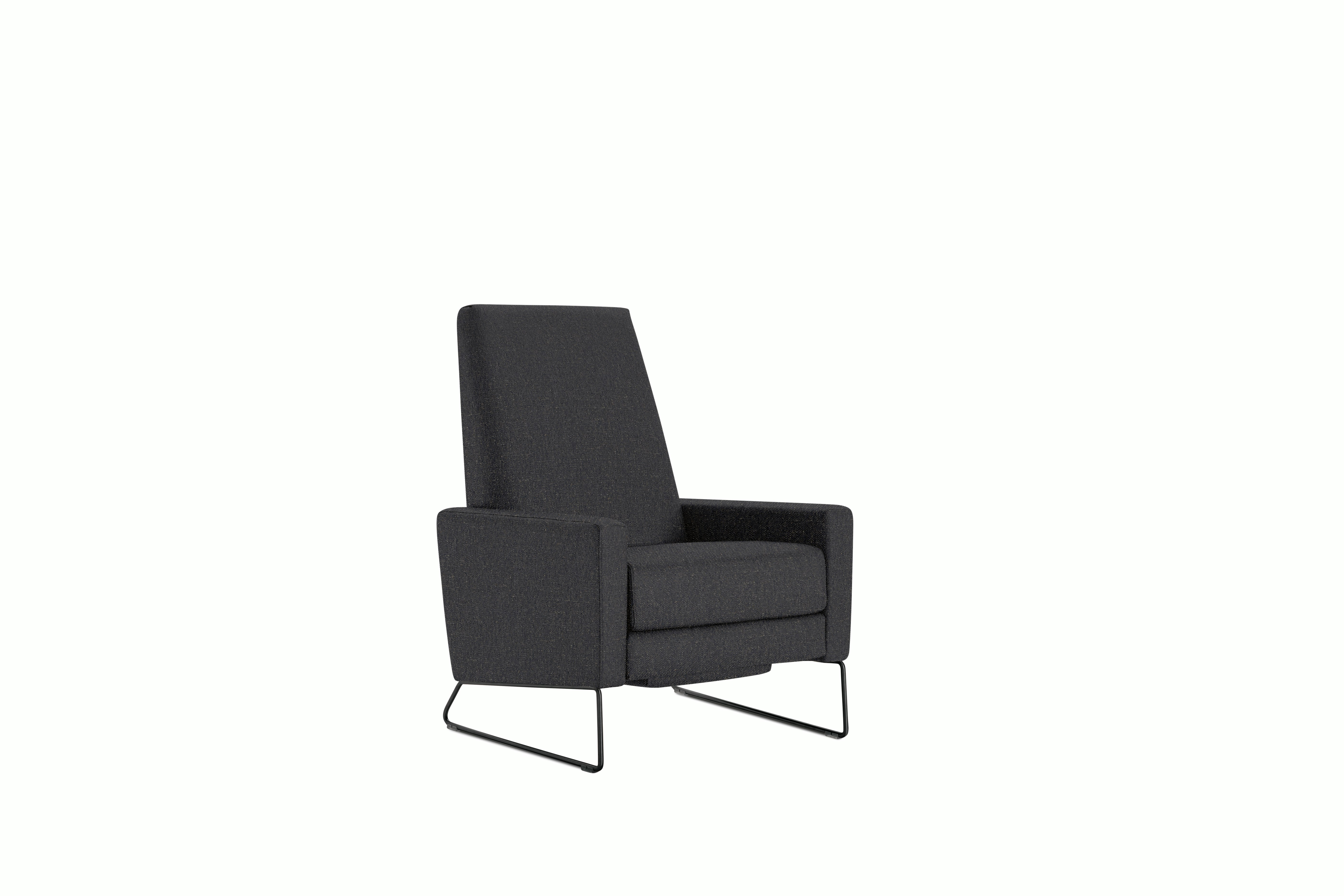 Flight Recliner - Tall in Album Linen,  Millennium,  Black