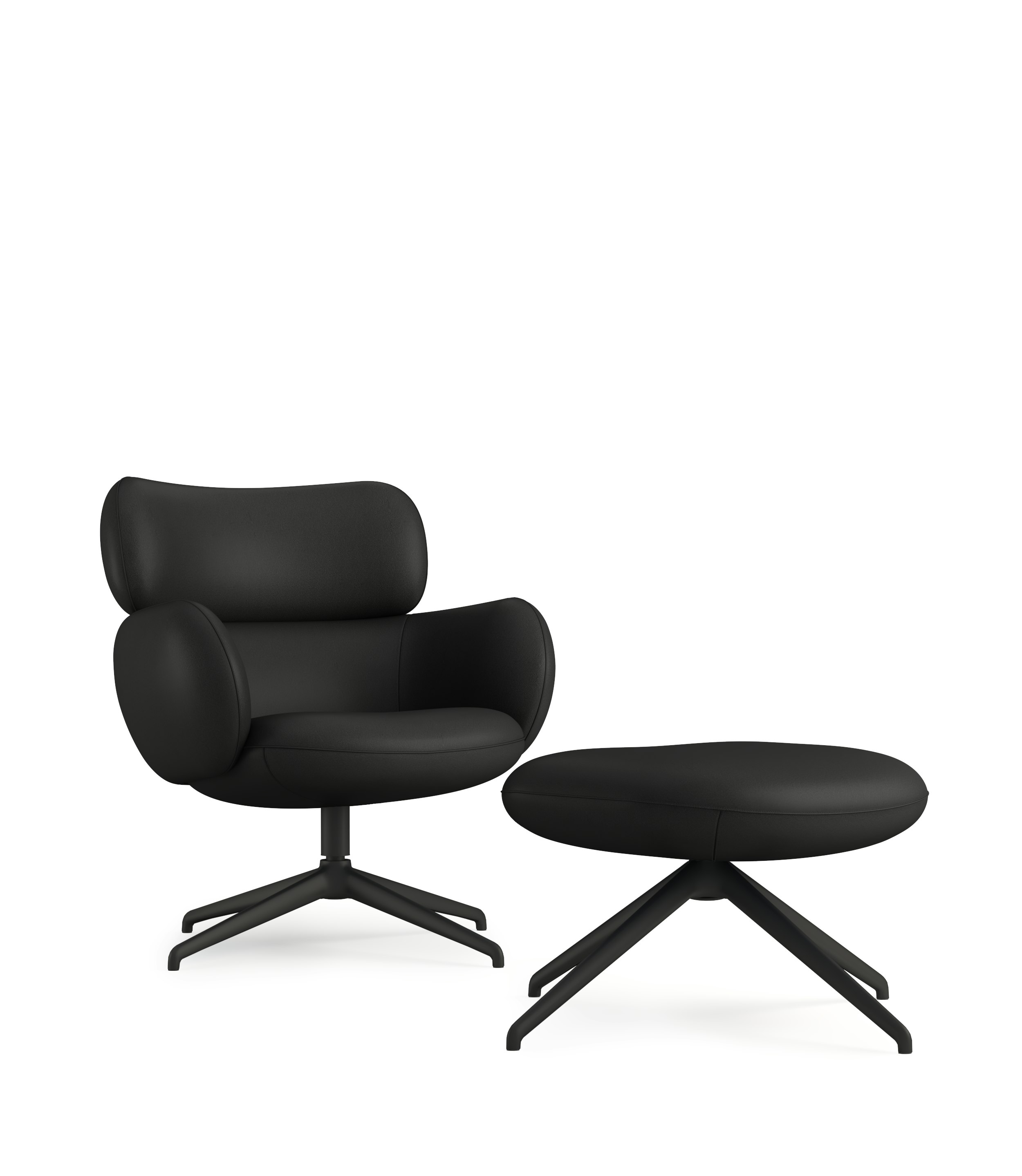 Blis Swivel Chair and Ottoman