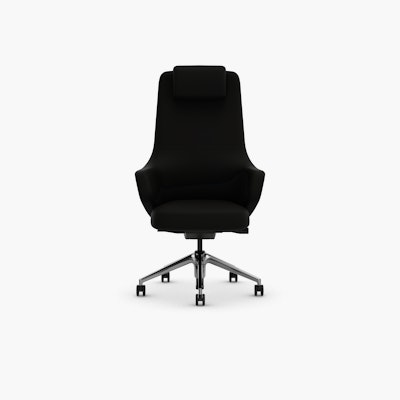 Grand Executive Task Chair - High Back, Leather Premium F, Nero Grand Executive Task Chair - High Back, Leather Premium F, Nero