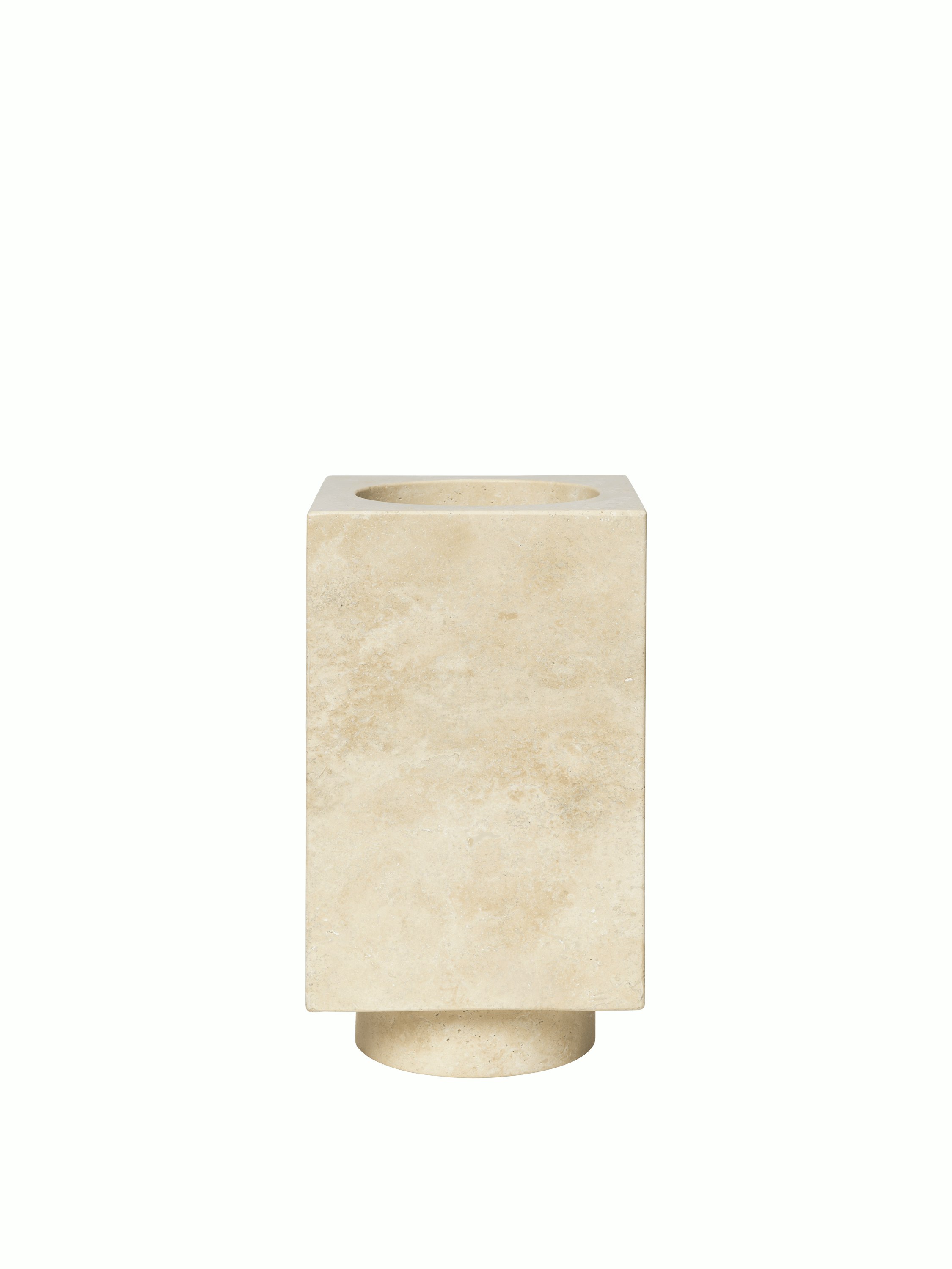 Hew Travertine Vase
