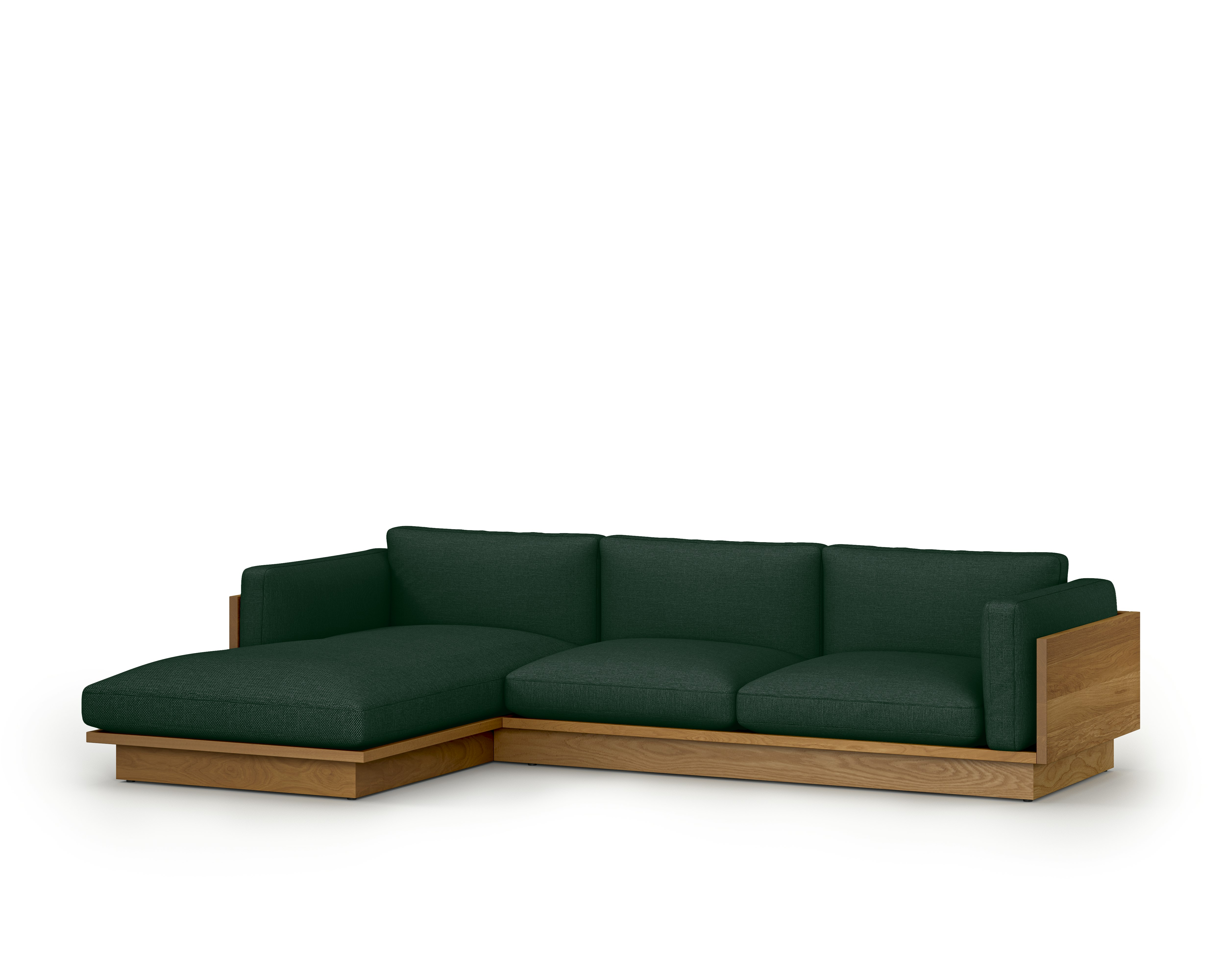 Pawson Drift Chaise Sectional - Left, Mode, Outdoors, White Oak - V2