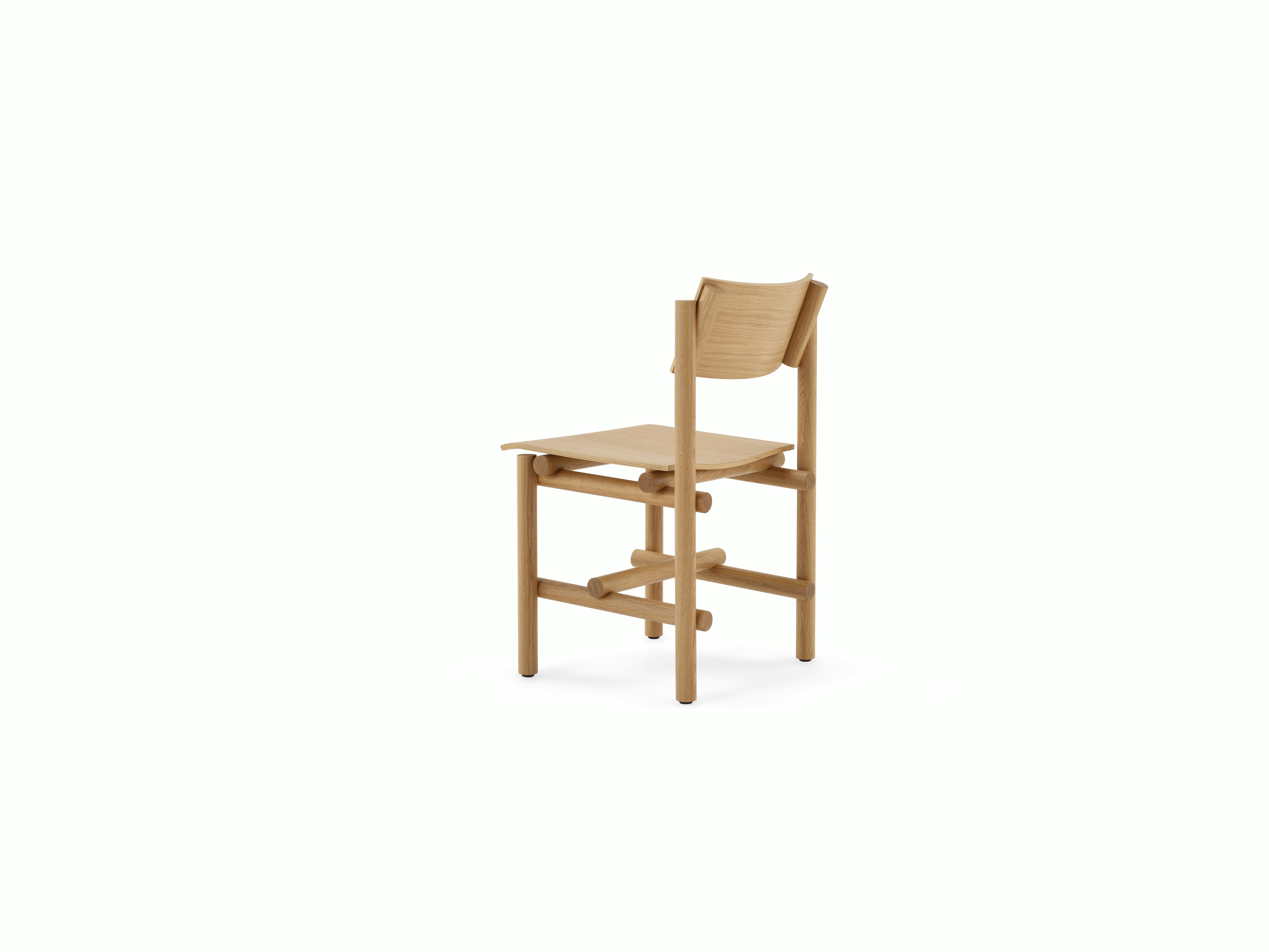 Muecke Side Chair - oak
