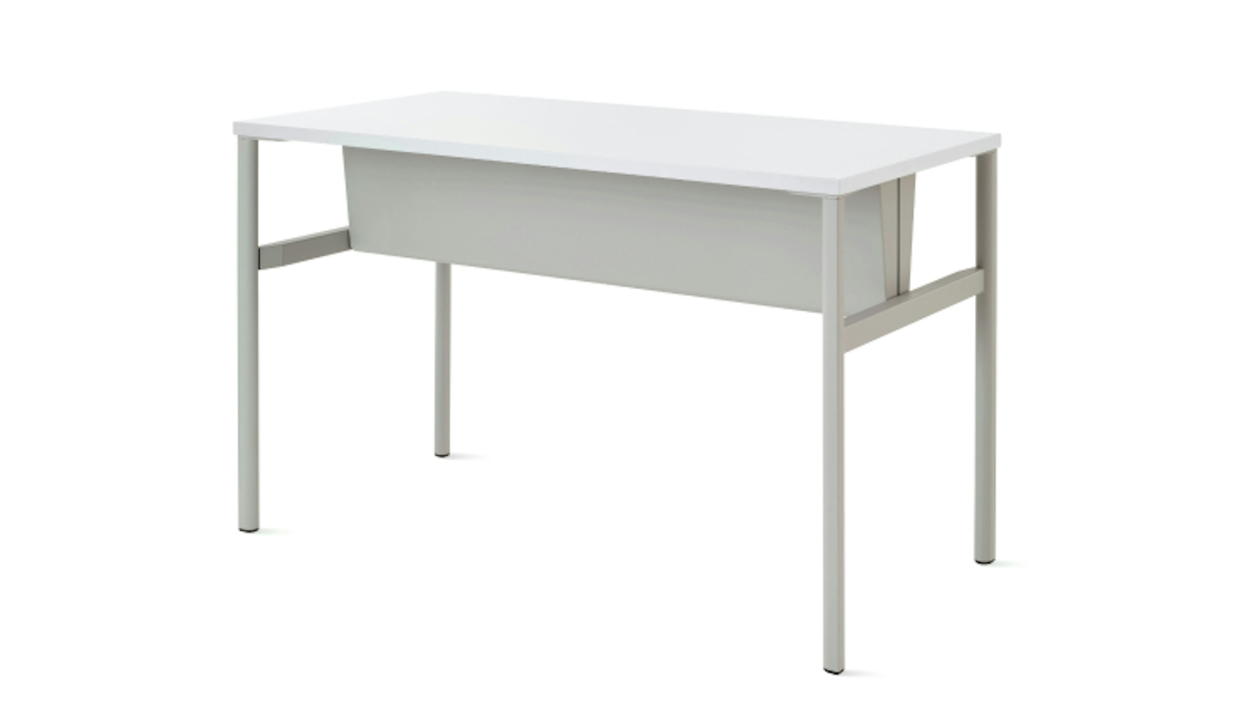 White OE1 Communal Table by Herman Miller.