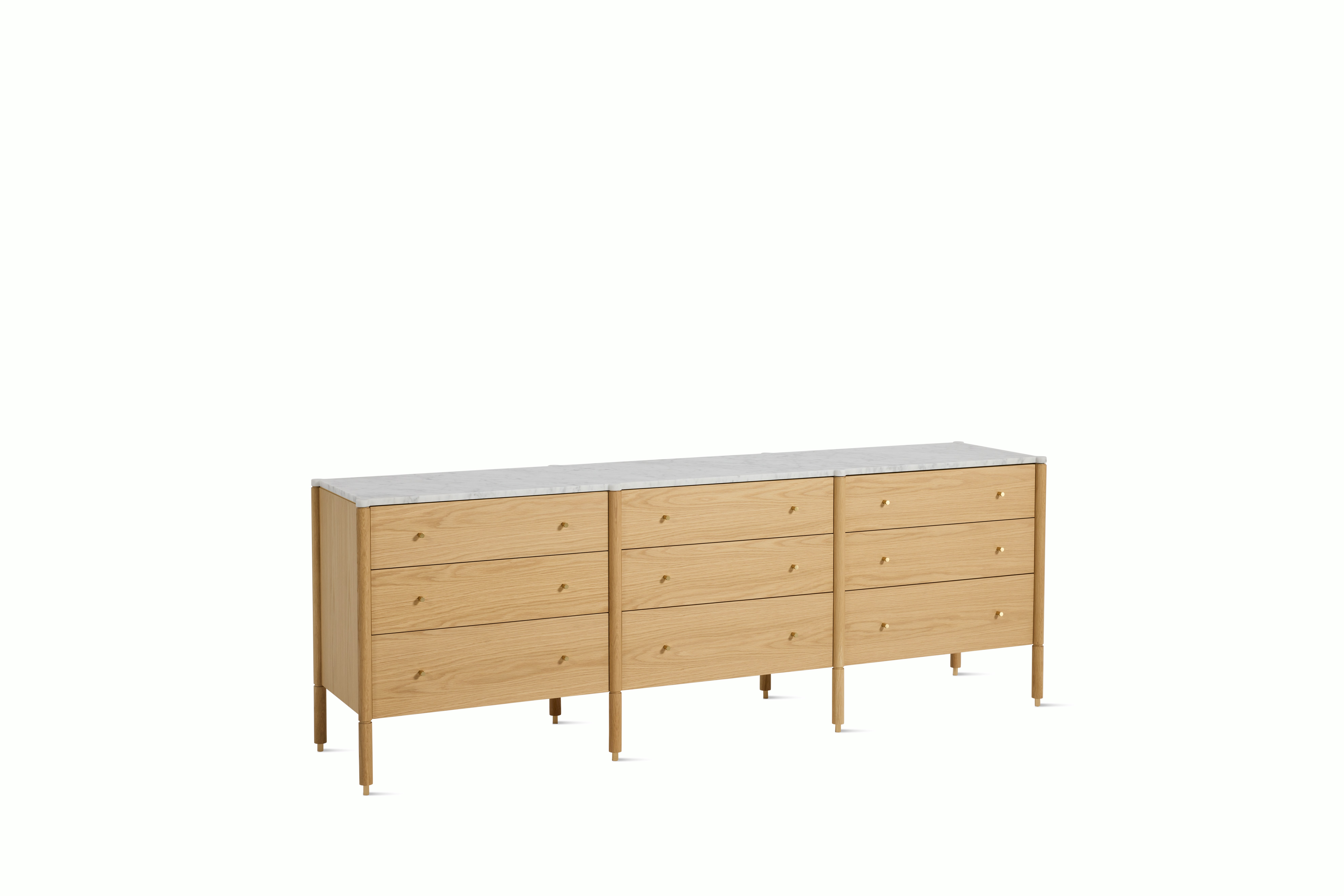Morrison Dresser - Body Only - Oak , Nine Drawer