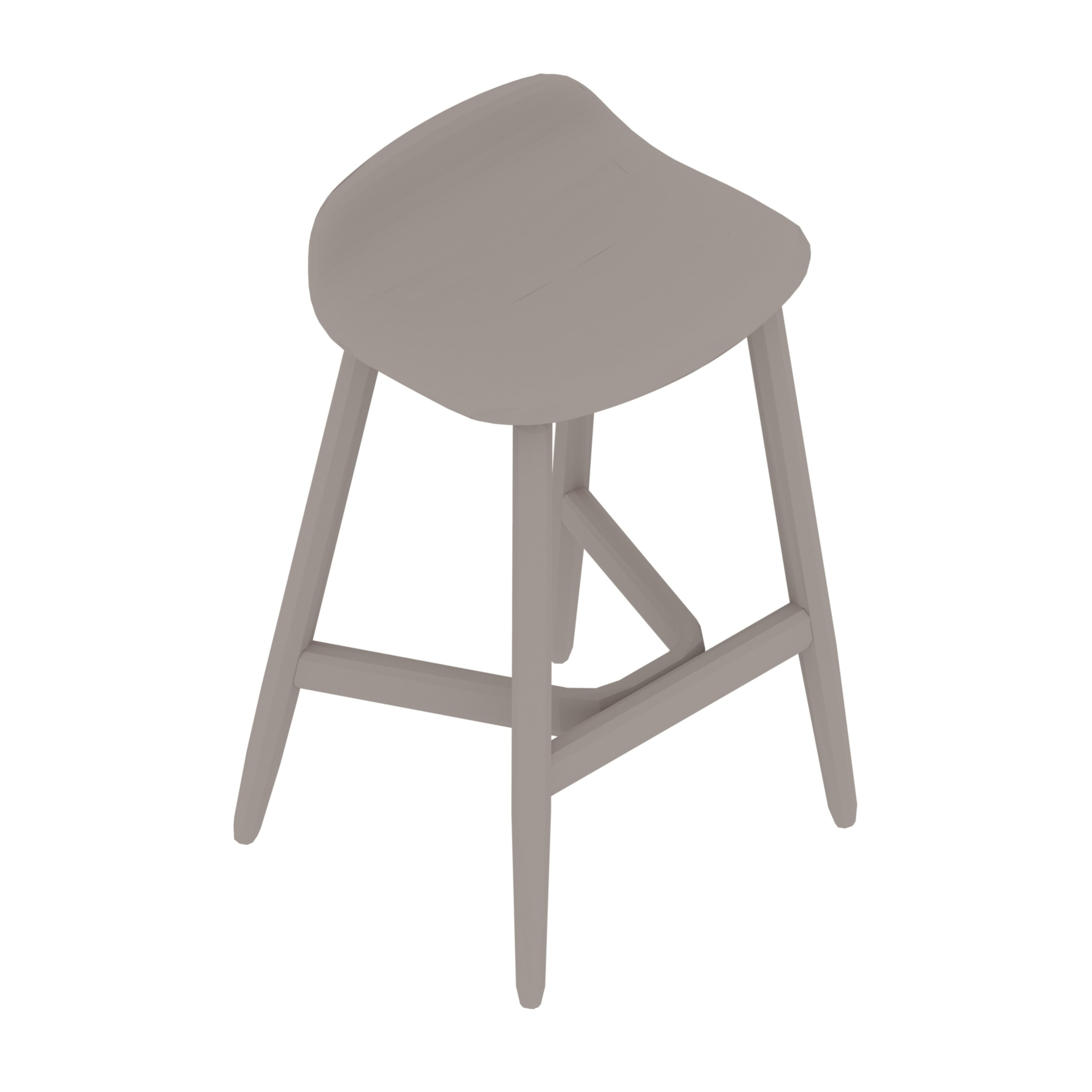 A generic rendering - Crosshatch Stool | Counter Height