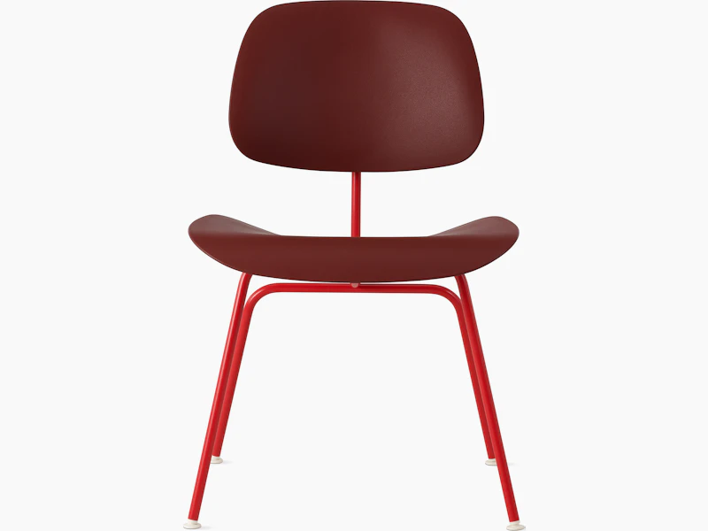 Blazer, Brick - Eames Molded Plastic Dining Chair (EC-127)