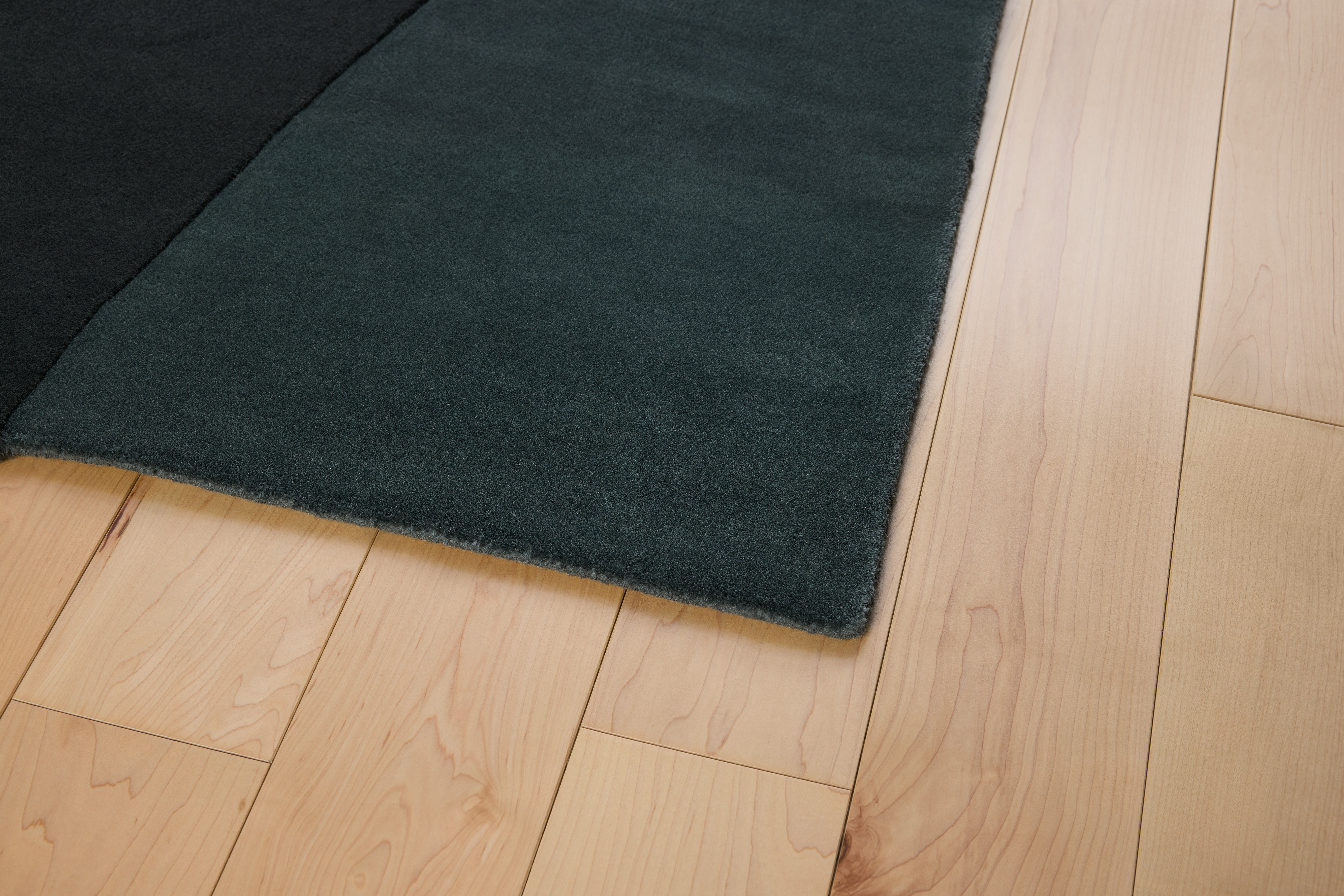 A detailed look at Stem Rug in Blue.