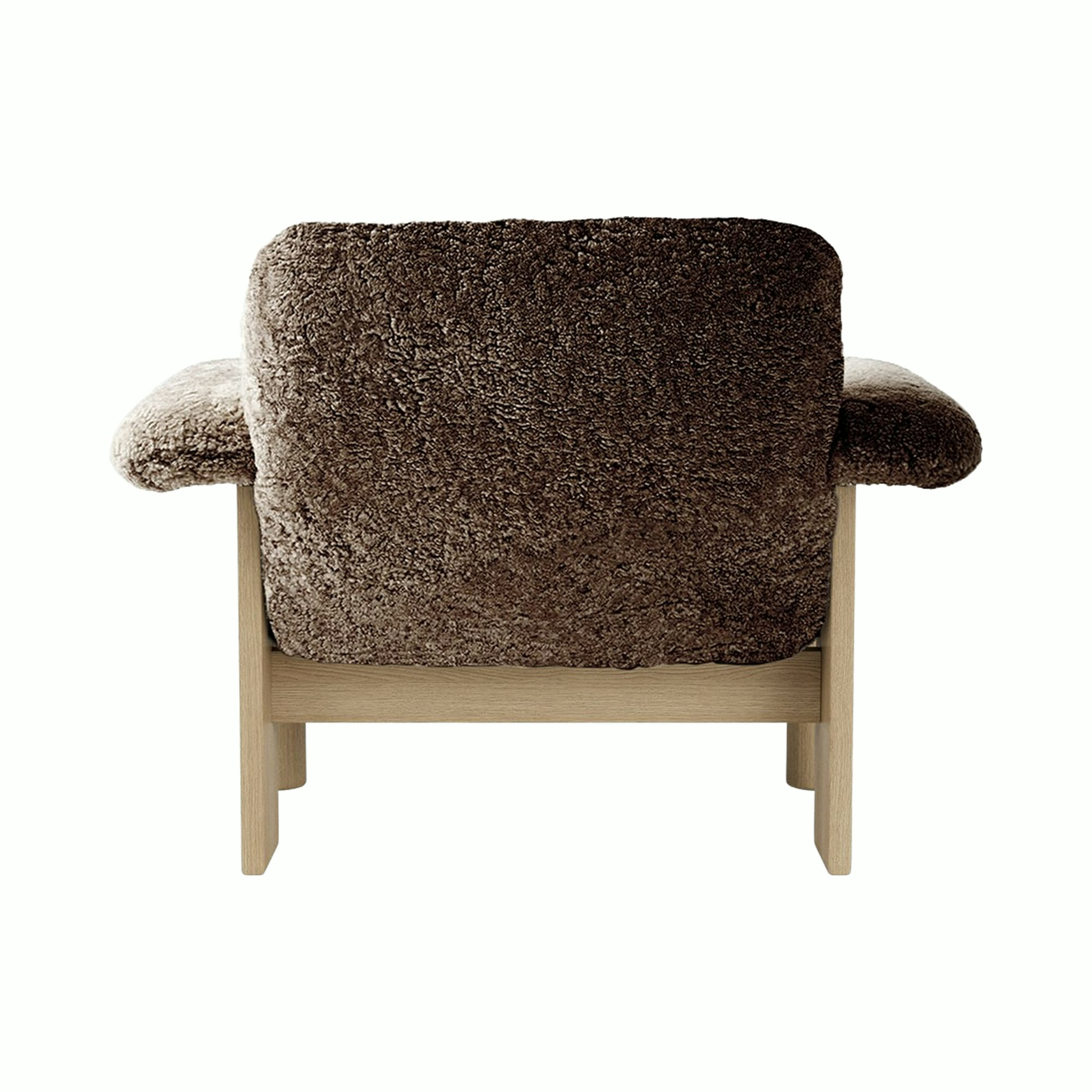 Brasilia Lounge Chair - Low Back, Natural Oak, Sheepskin, Root