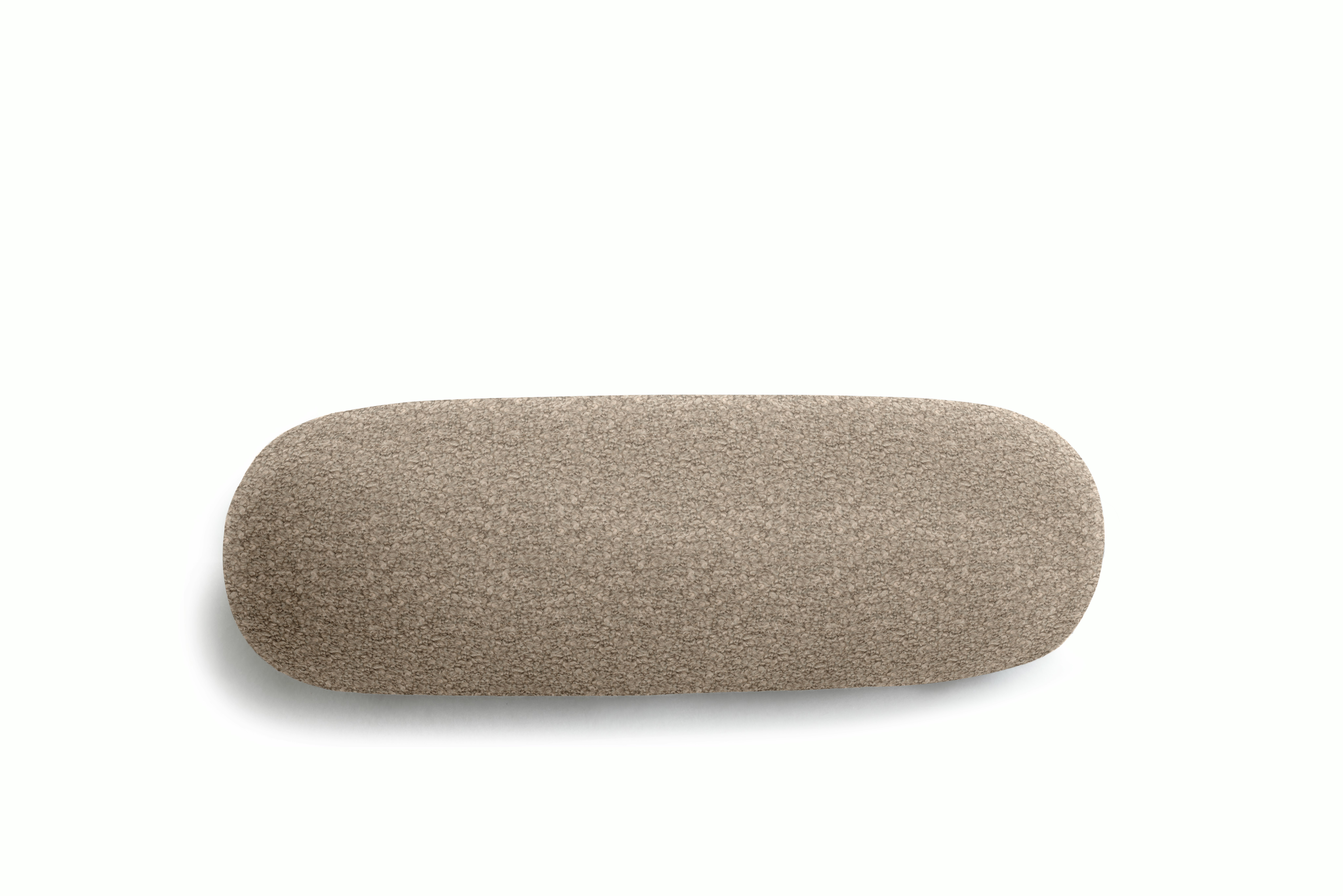 A Biboni Lumbar Pillow in nan viewed from an angle.