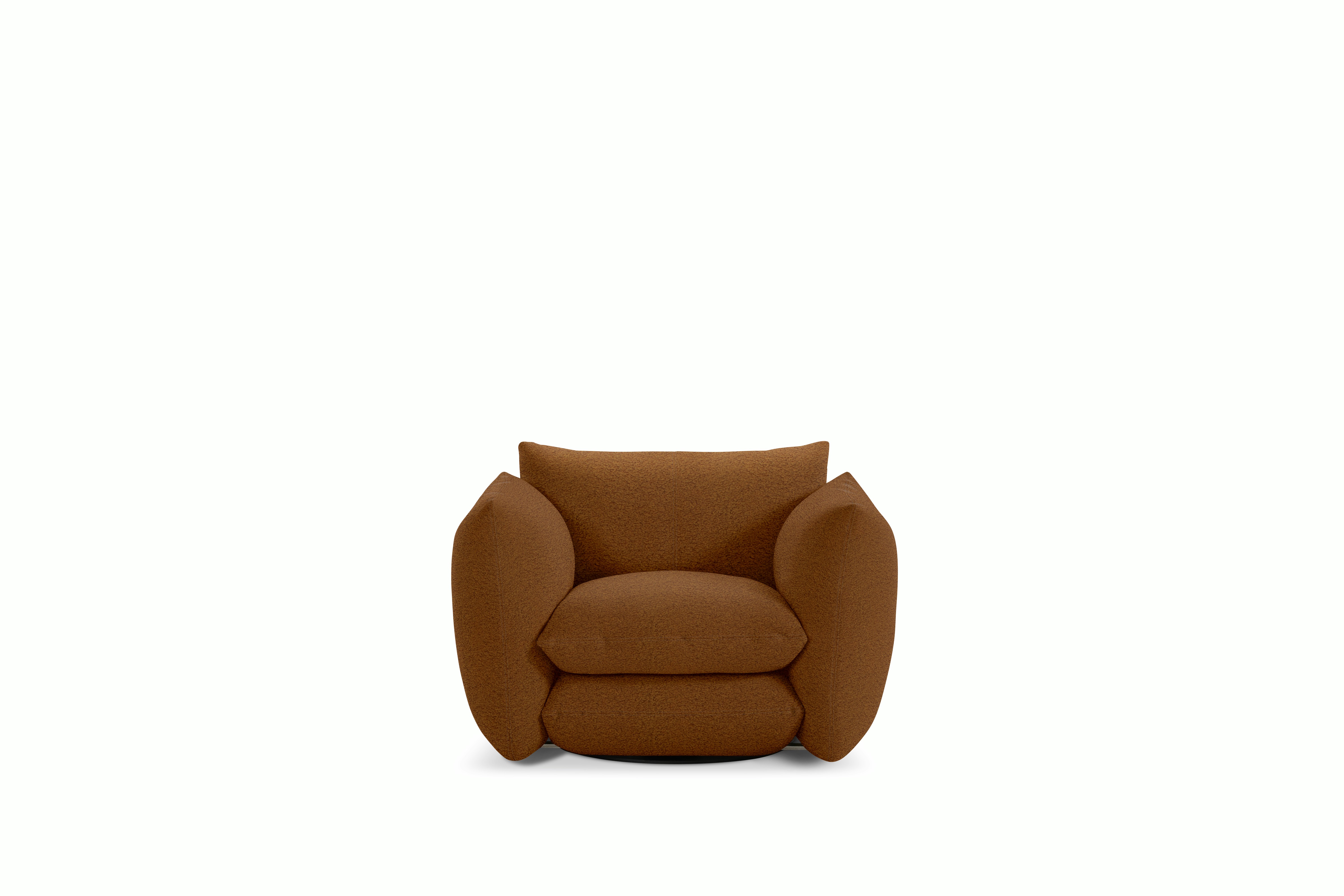 Perron Pillo Lounge Chair - Swivel or Fixed,  Puff,  Bronze