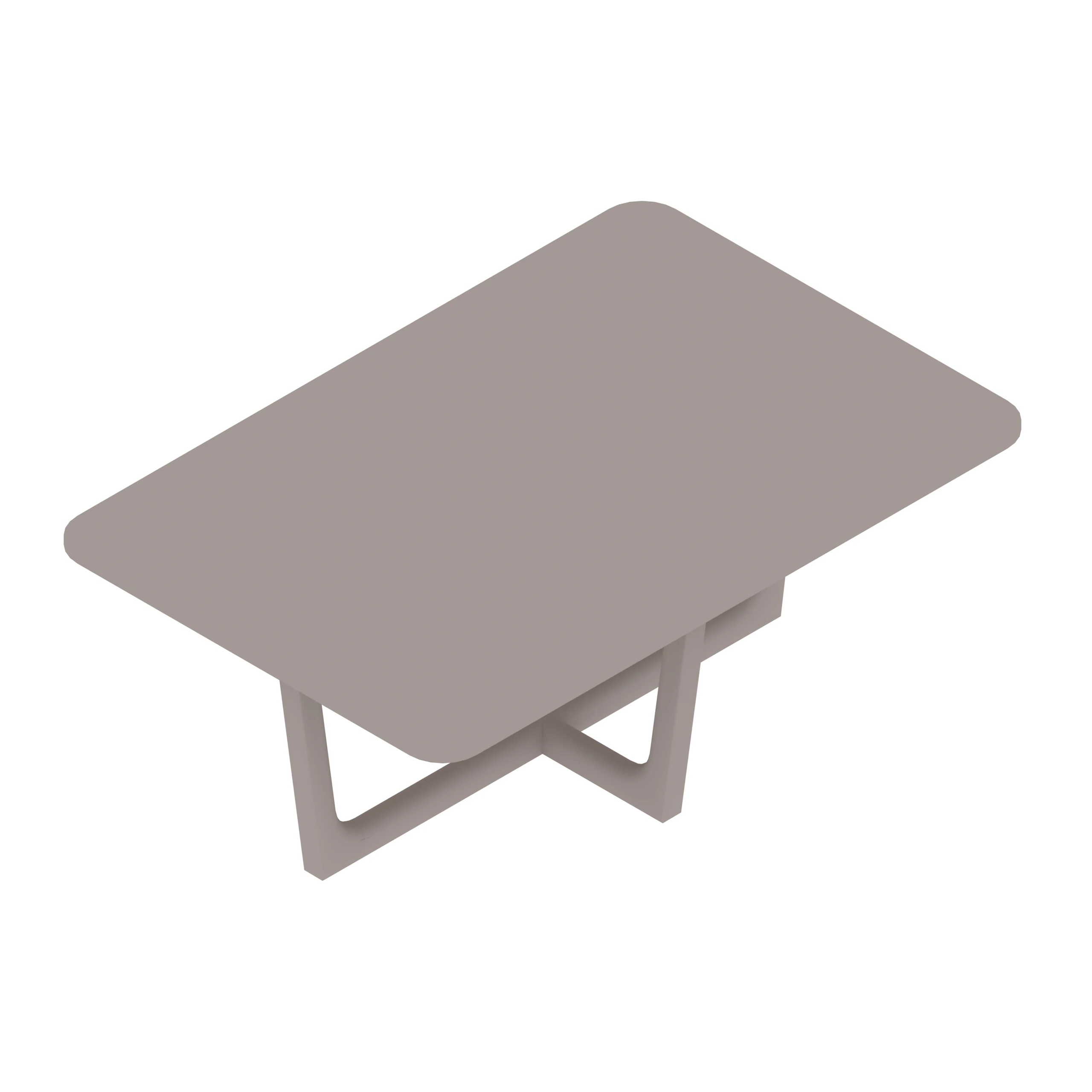 A generic rendering - Loophole Table | Coffee Table | Rectangular