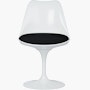 Saarinen Tulip Side Chair Saarinen Tulip Side Chair, Upholstered Seat