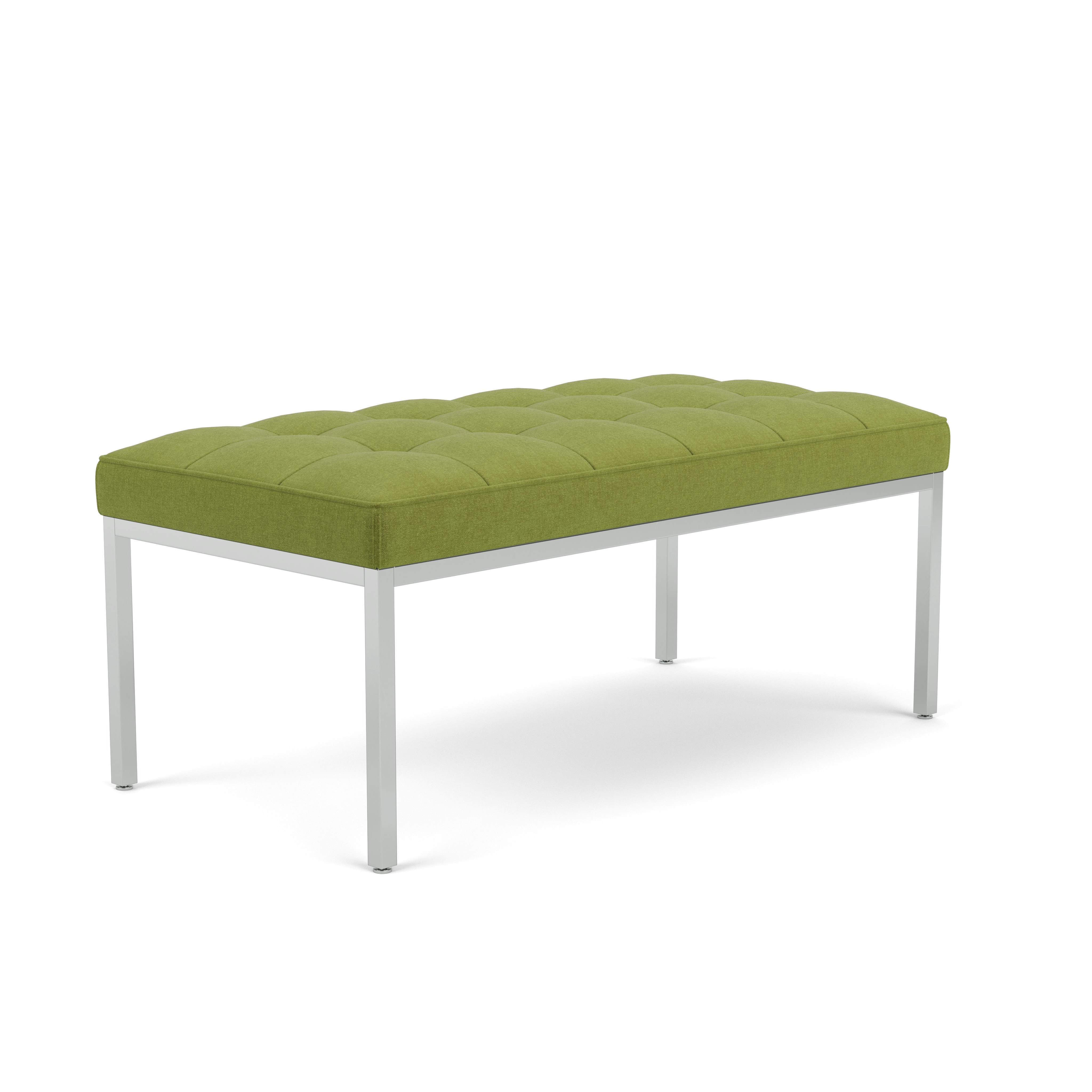 Florence Knoll Relaxed Bench - Small, Rectangular, Topos, Eucalyptus