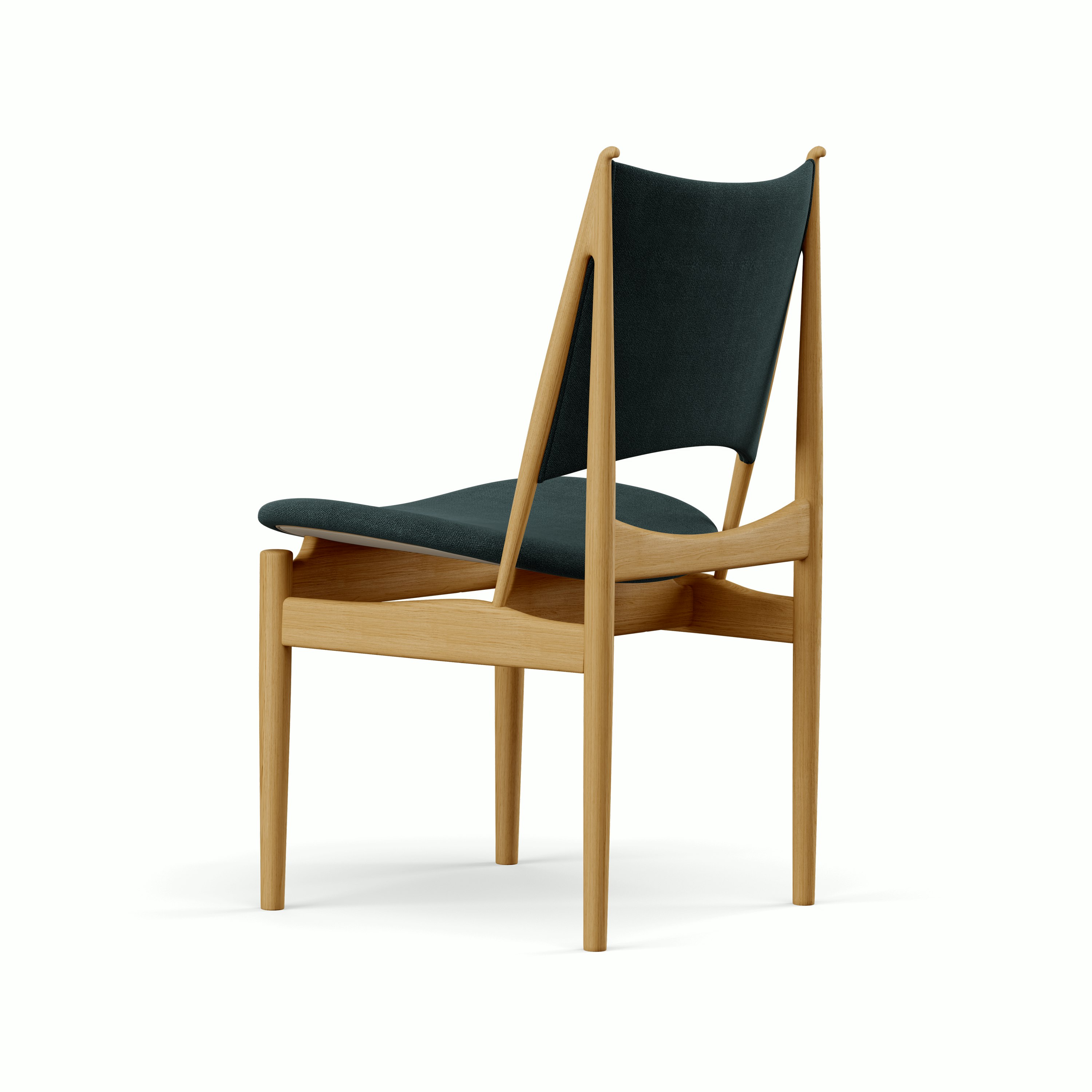 Egyptian Chair - Oiled Oak, Vidar, 182 Graphite