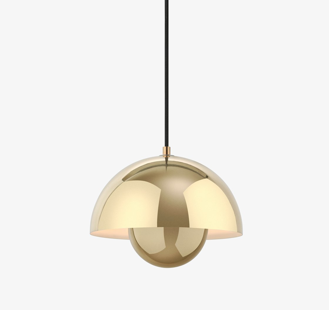VP1 Flowerpot Pendant - Brass Plated