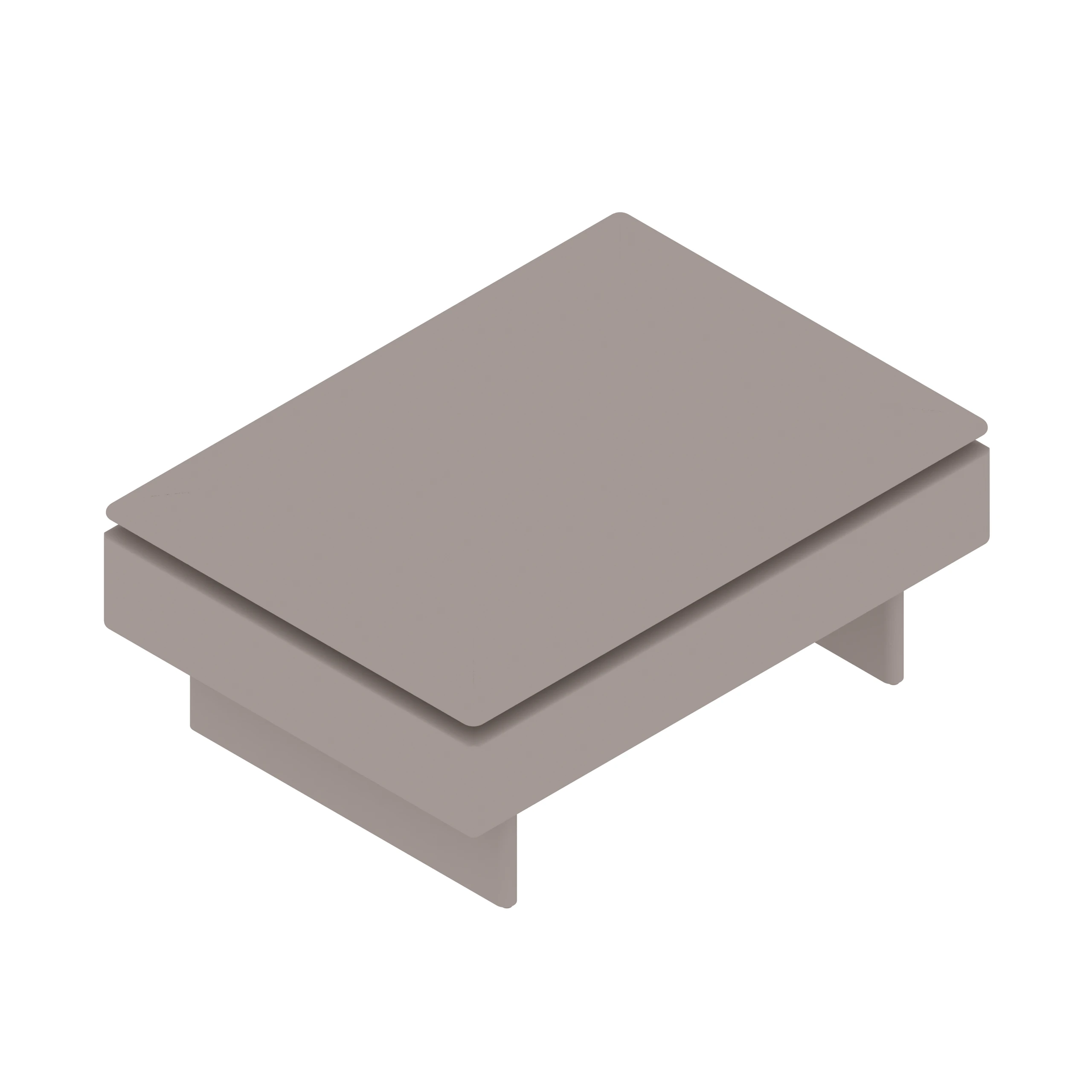 A generic rendering - Mantle Sofa and Ottoman | Ottoman | Large