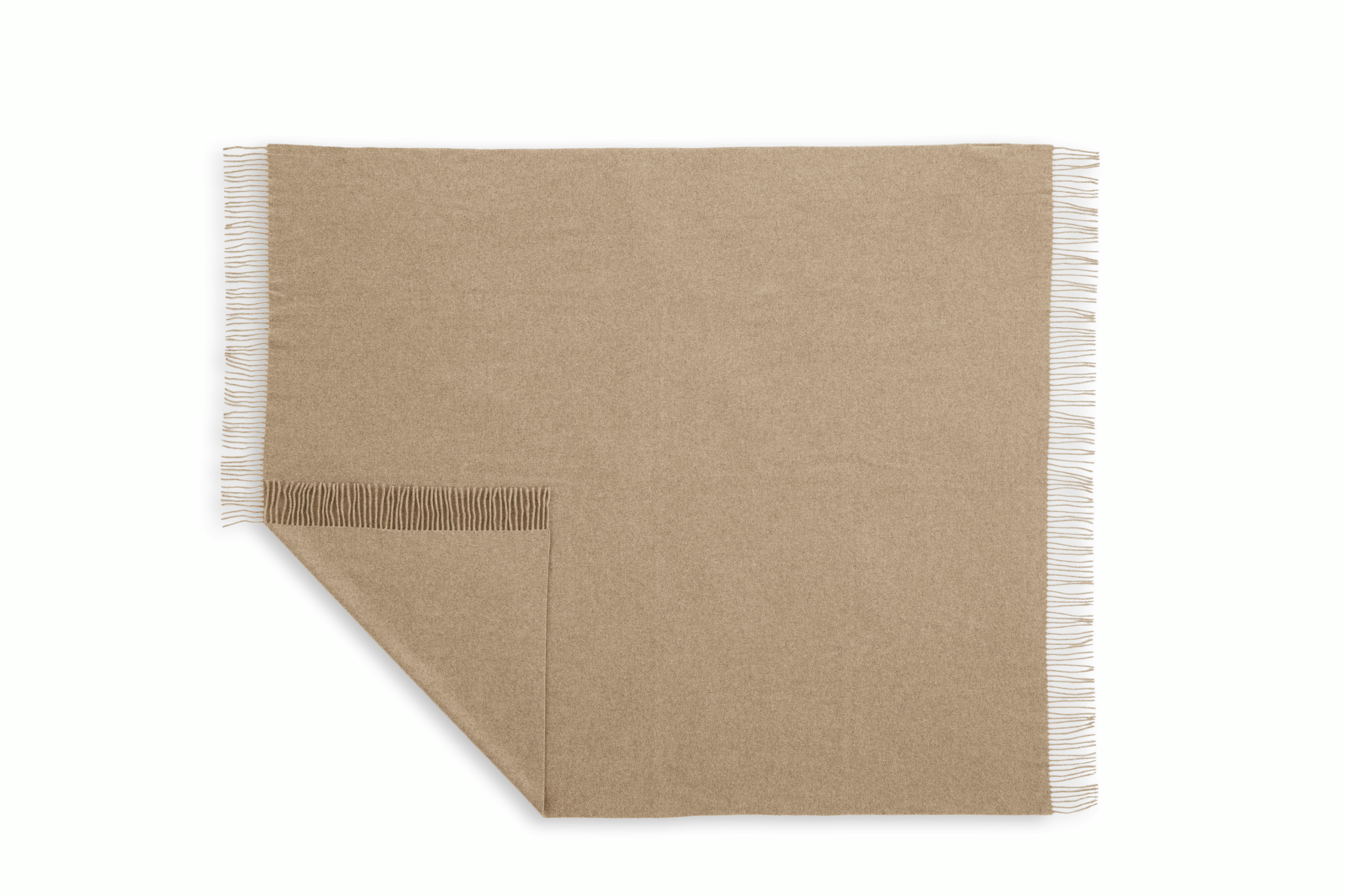 Geneva Cashmere Throw - Taupe
