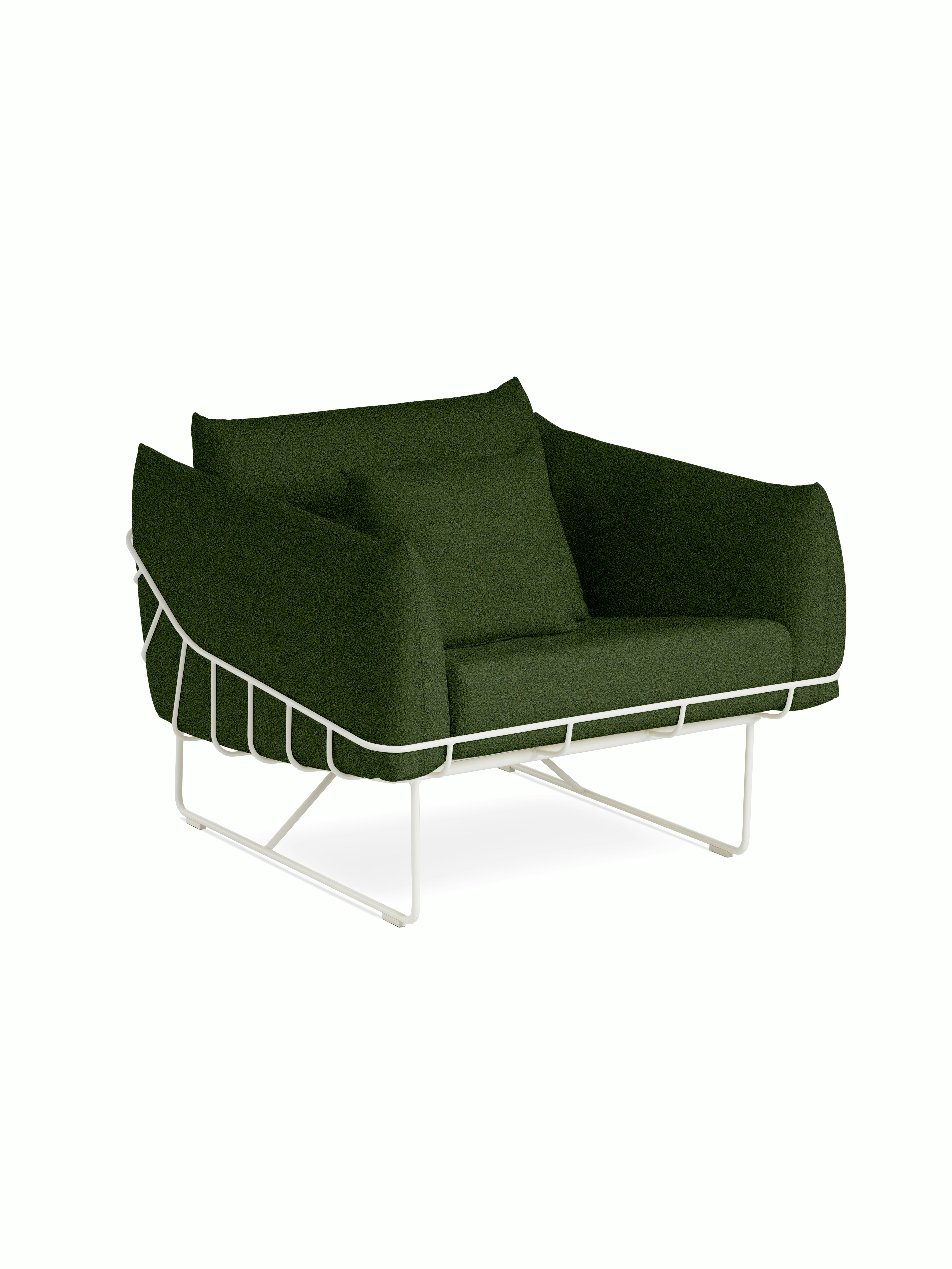 Wireframe Chair - Whim,  Fir,  White