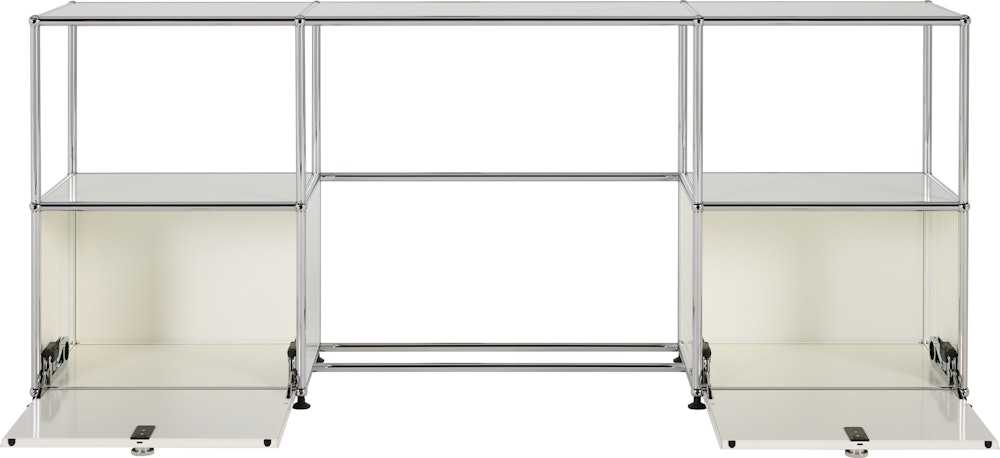 USM Haller Double Storage Desk