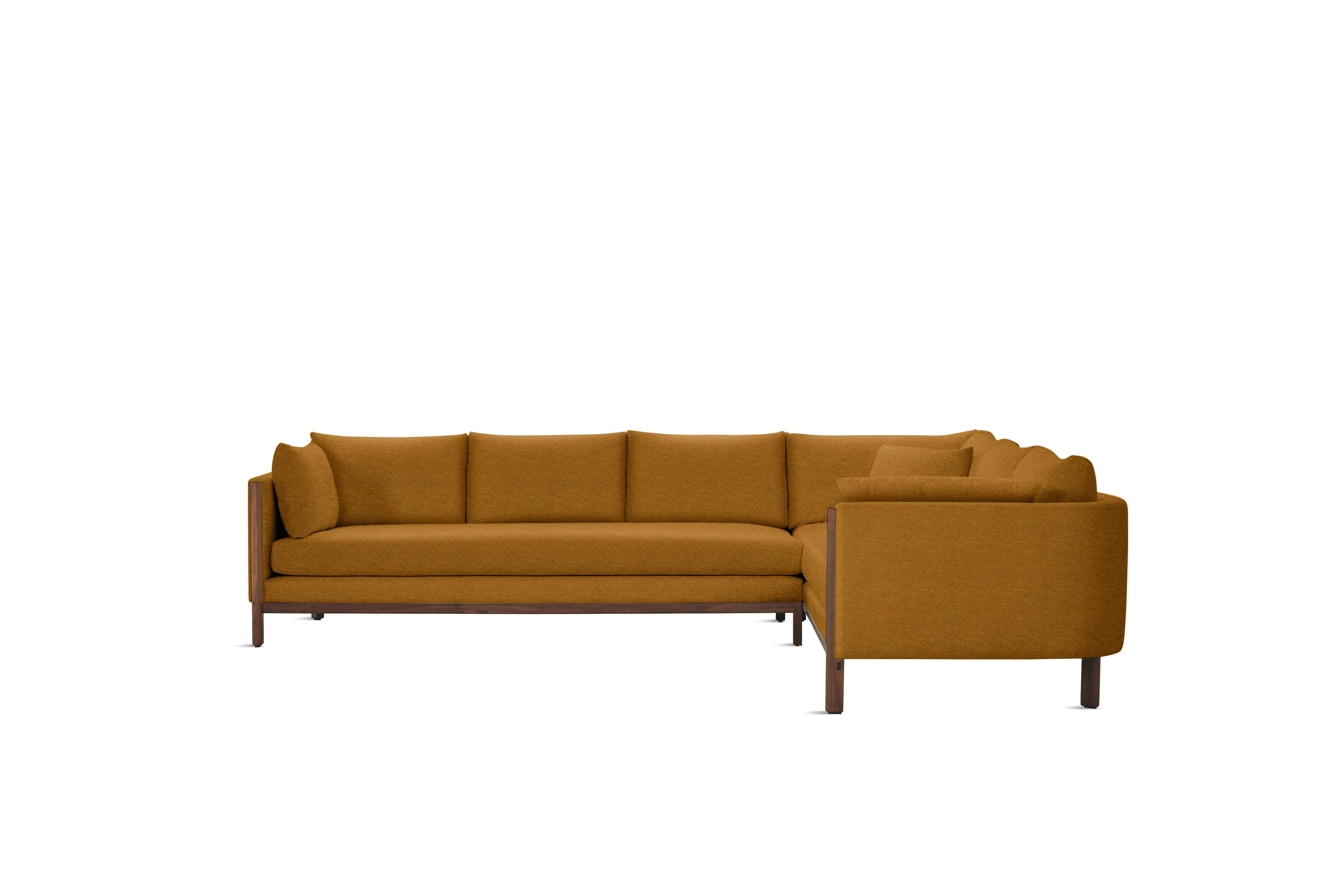 Emmy Corner Sectional - Right, Mode, Nutmeg, Walnut
