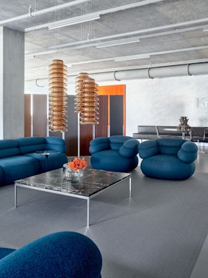 Biboni Lounge Chair Sofa Florence Knoll Coffee Table